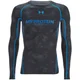 Under Armour Men's Heatgear Printed Compression Top – Black