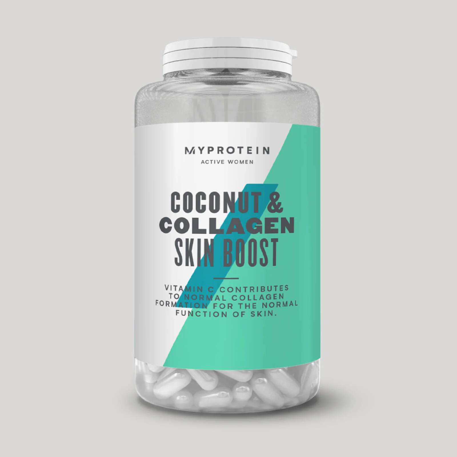 Kookospähkli ja kollageeniga nahahooldus - 180kapslid - Maitsestamata Pilt 1