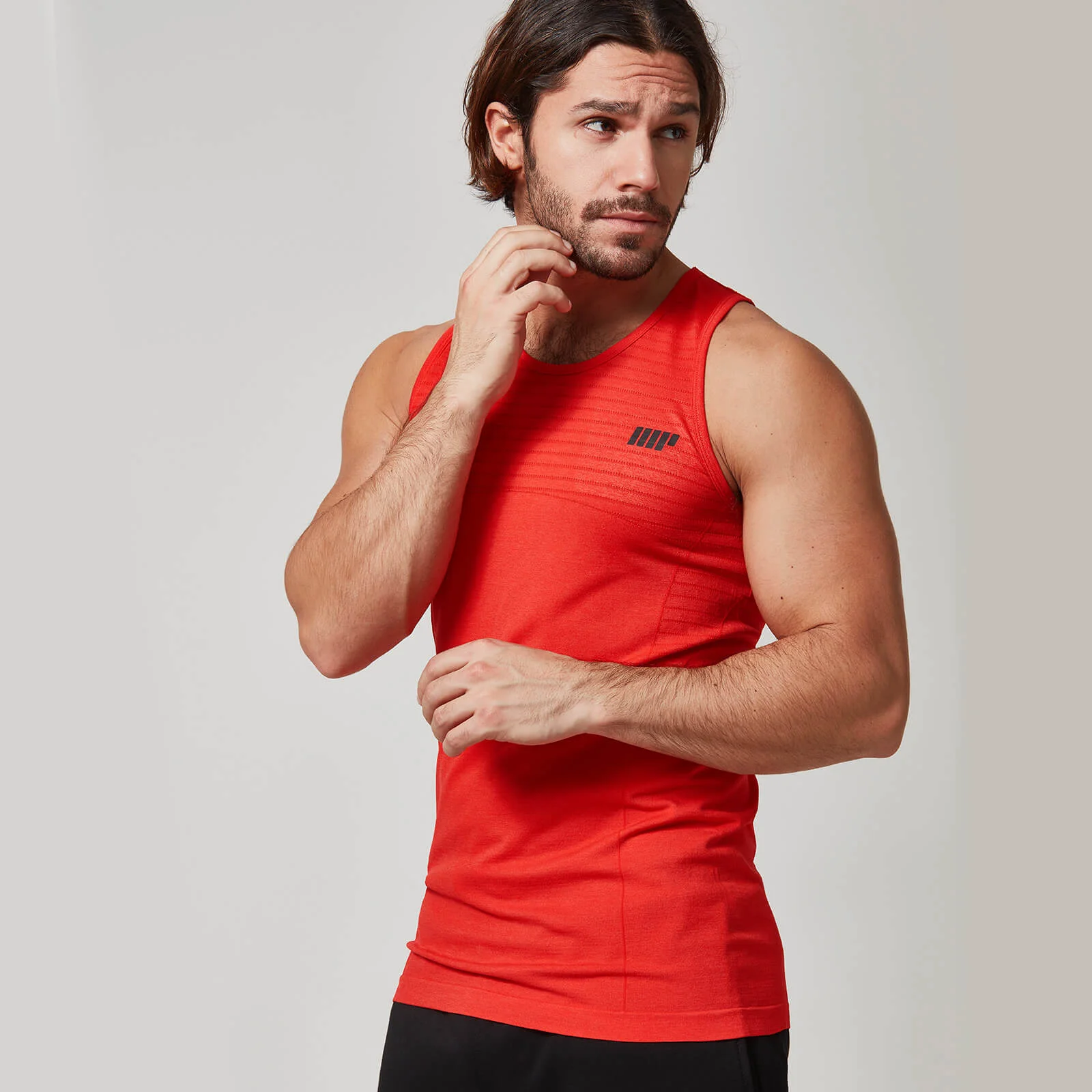 Myprotein Men's Seamless Tank Top - S - Punane Pilt 1