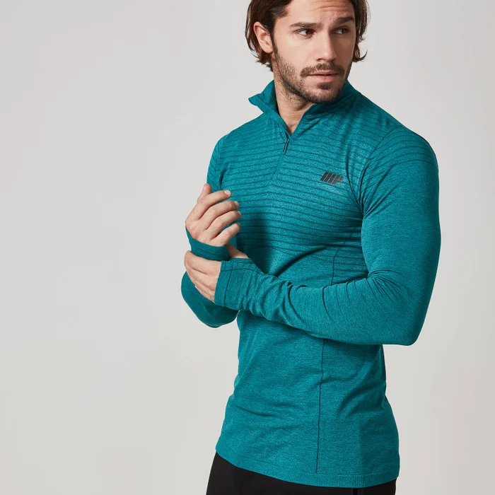 Myprotein Men's Seamless Long Sleeve 1/4 Zip Top