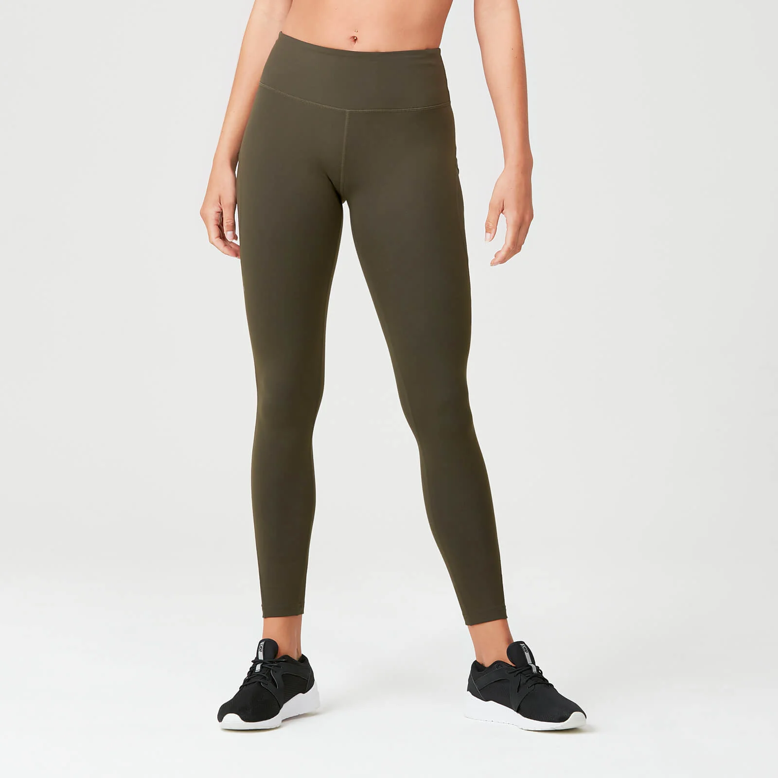 MP Women's Power Mesh Leggings - Dark Khaki - XS Pilt 1