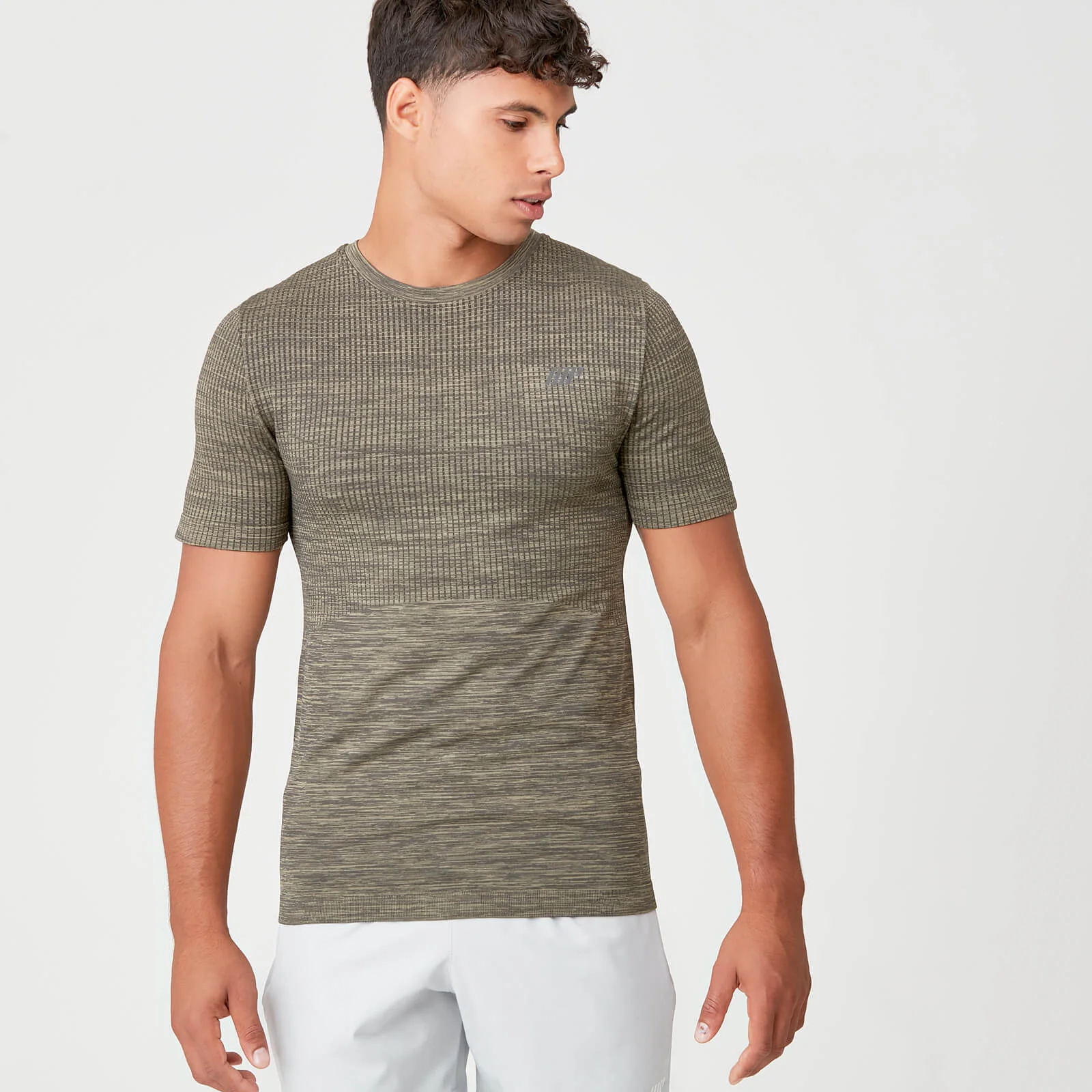 MP Men's Seamless T-Shirt - Light Olive - XS Pilt 1
