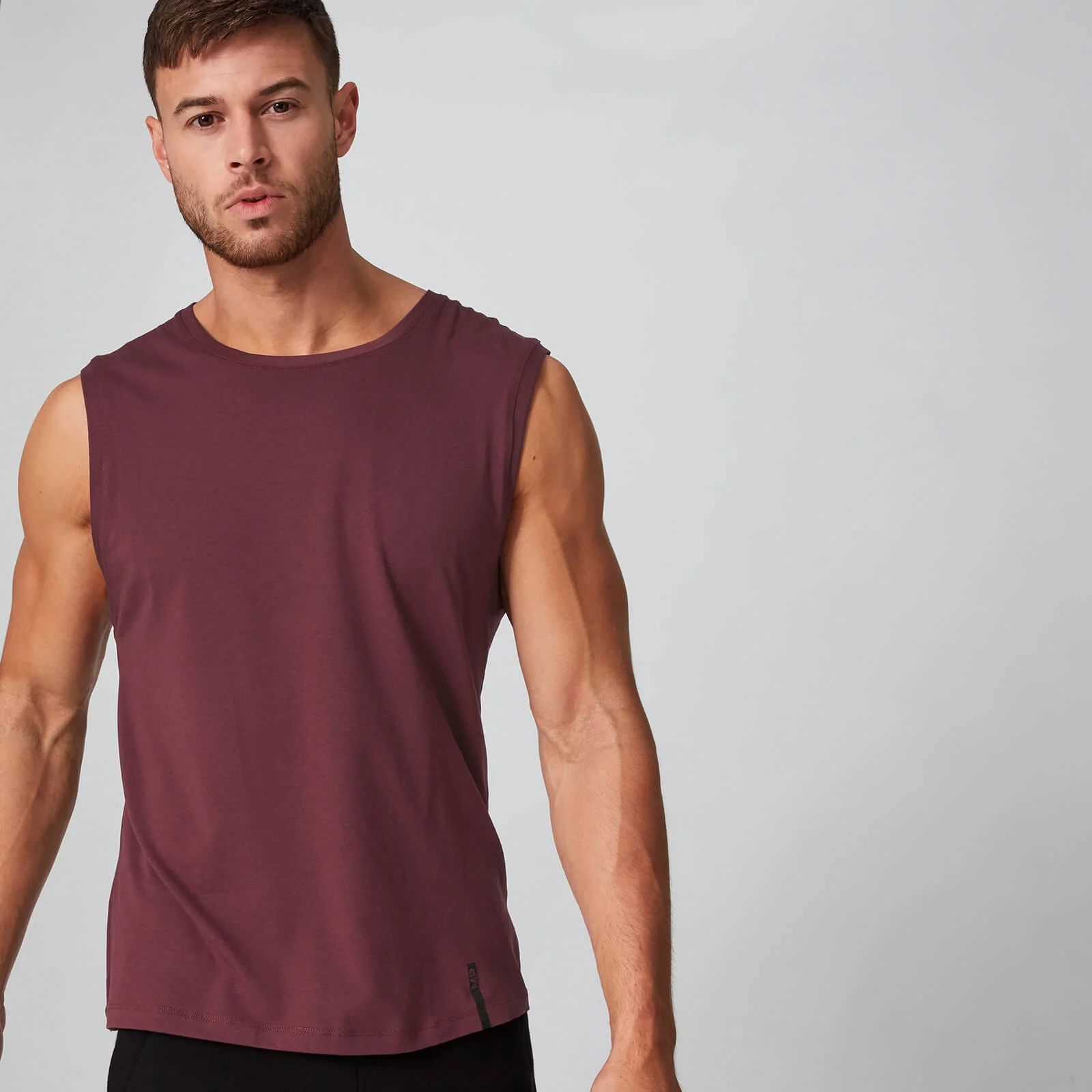 Luxe Classic Varrukateta T-särk - Oxblood - XS Pilt 1