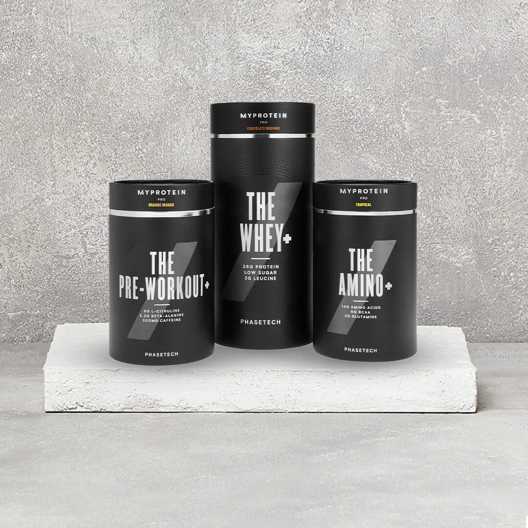 Myprotein THE PhaseTech Bundle - Berry - Orange Mango - Chocolate Brownie Pilt 1