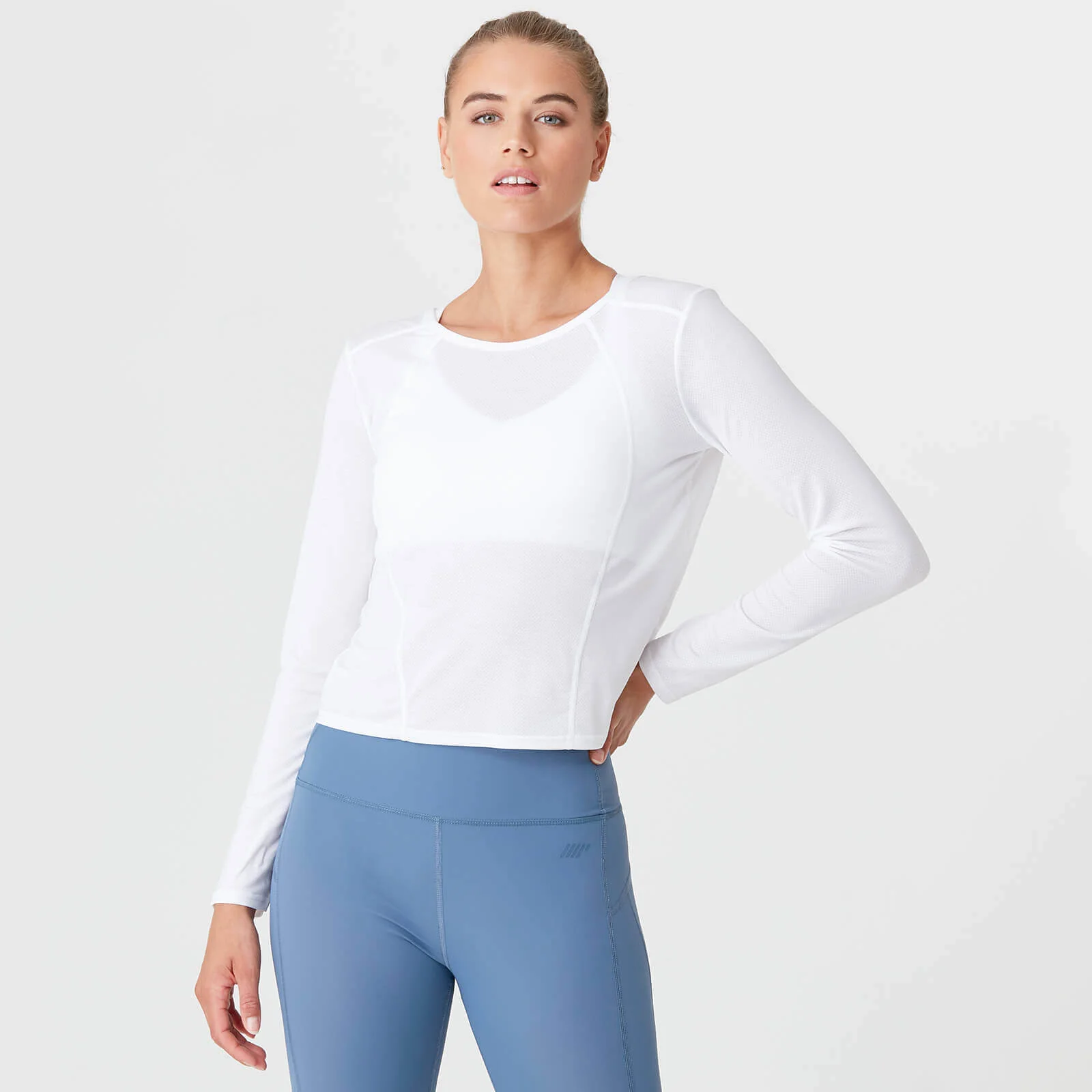 Myprotein Dry Tech Long Sleeve T-Shirt - White - XS Pilt 1