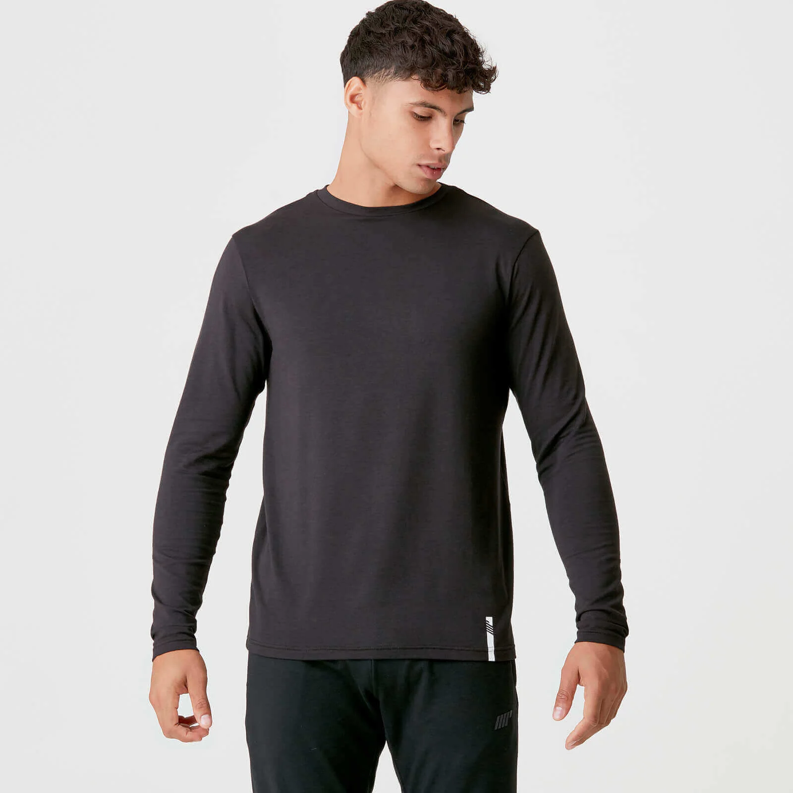 MP Men's Luxe Classic Long Sleeve Crew - Black - XS Pilt 1