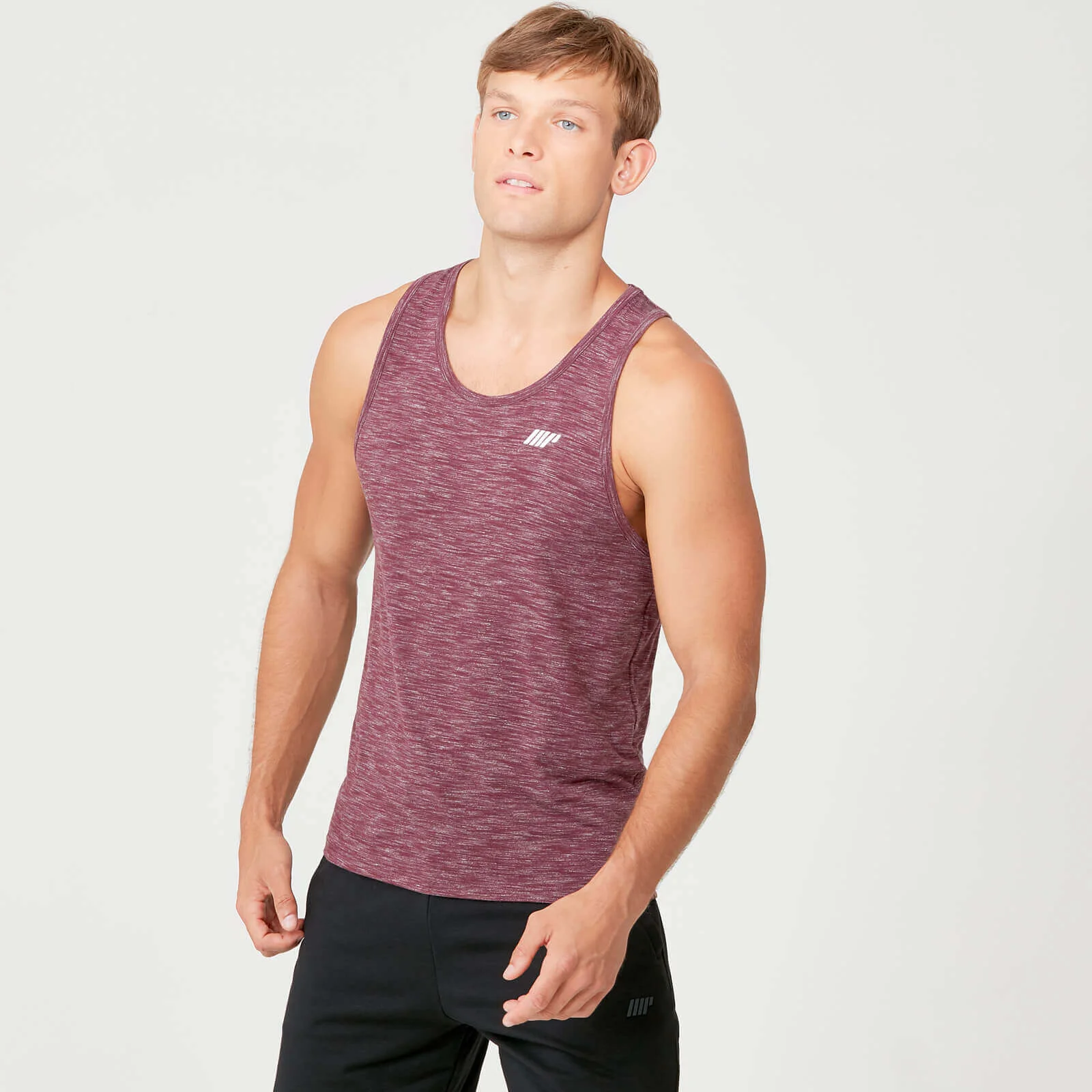 Myprotein Performance Tank Top - Burgundy Marl - XS Pilt 1