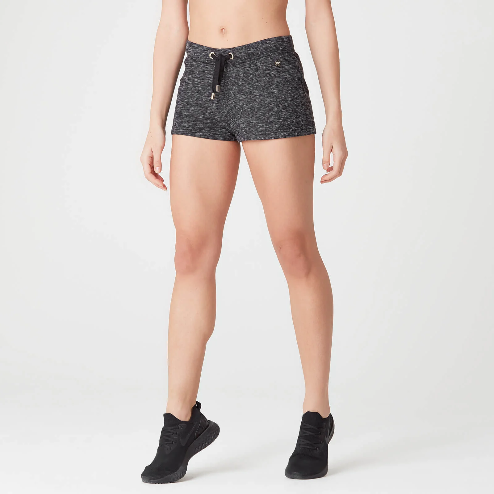 MP Luxe Lounge Shorts - Black Heather - XS Pilt 1