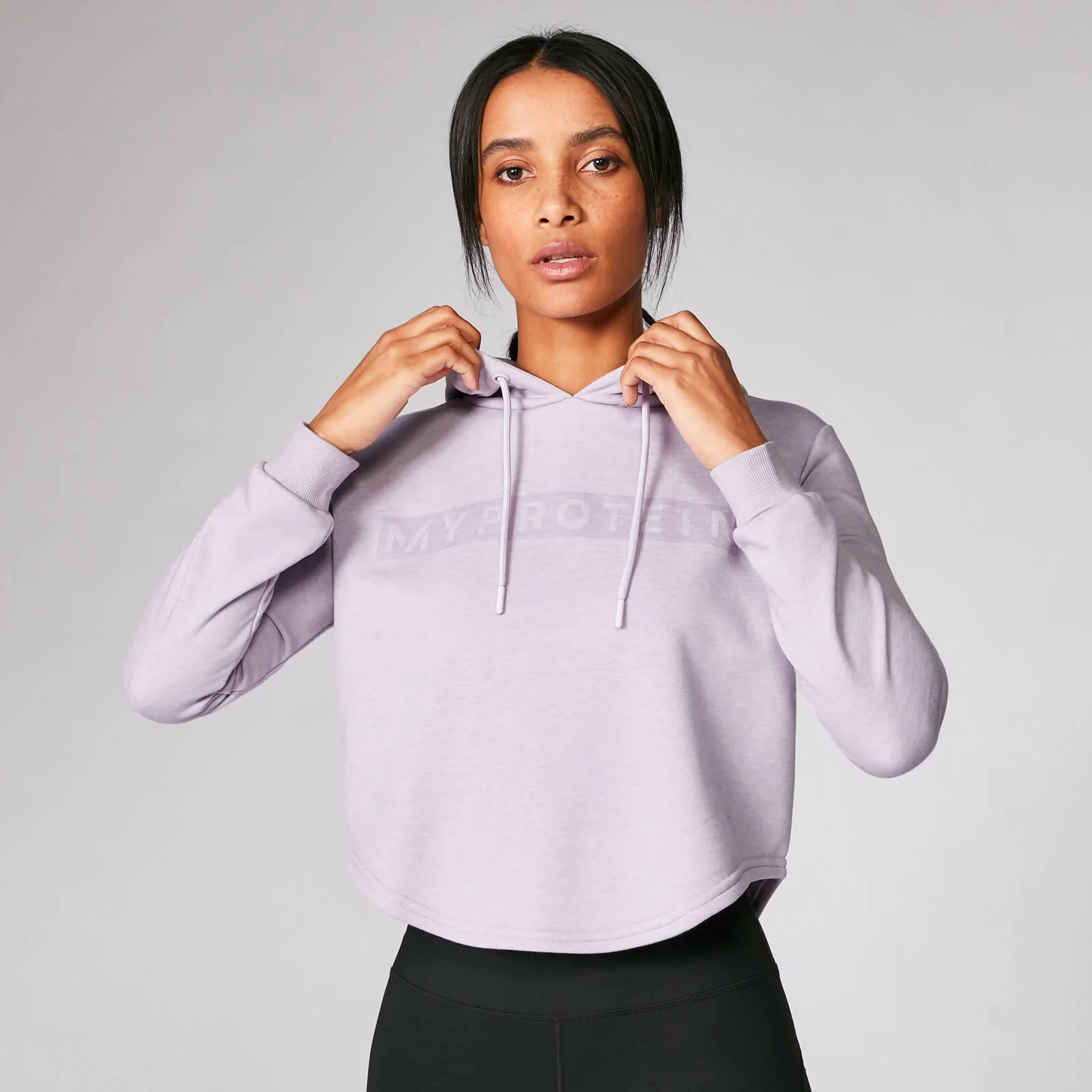 Myprotein The Original Cropped Hoodie - Soft Purple - XS Pilt 1