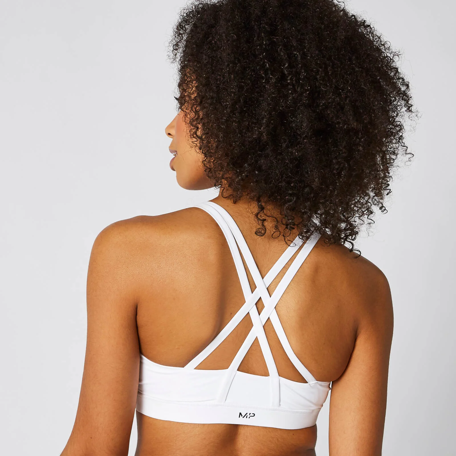 MP Women's Essentials Training Sports Bra - White - XS Pilt 1