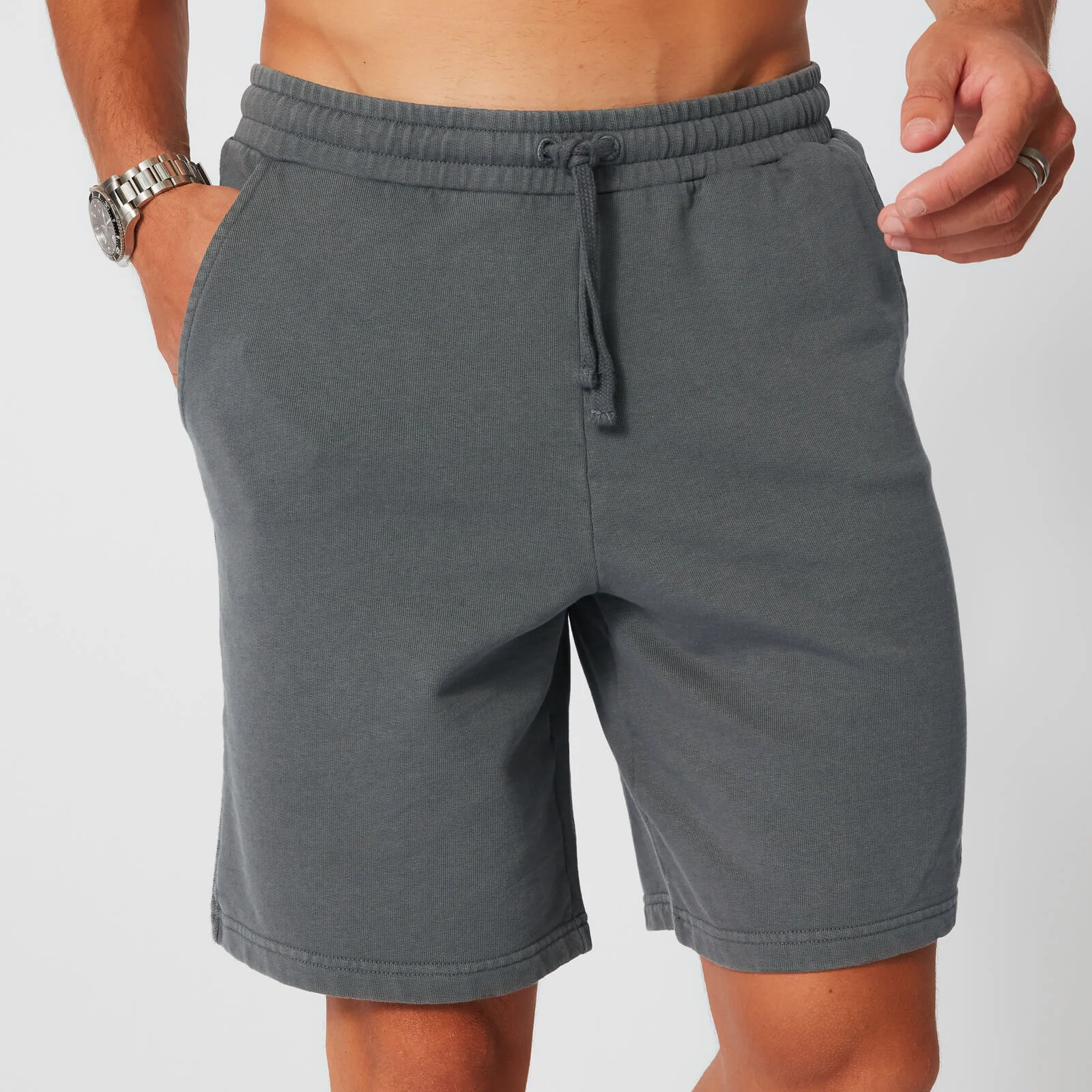 MP Men's Washed Sweat Shorts - Carbon - XS Pilt 1