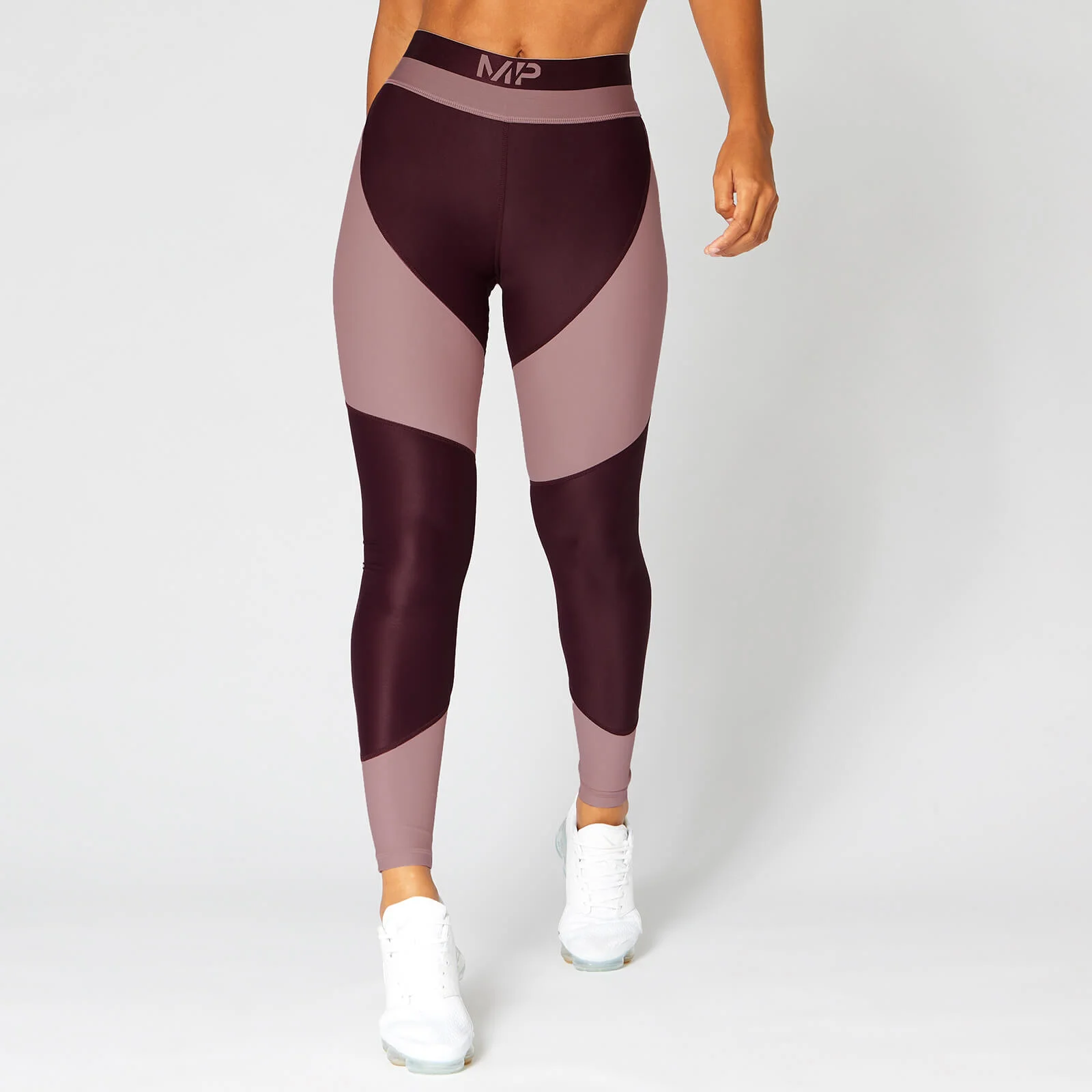 MP Women's Metallic Panelled Leggings - Malbec - XS Pilt 1