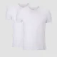 MP Luxe Classic meeste V-kaelusega T-särk – valge/valge (2tk)
