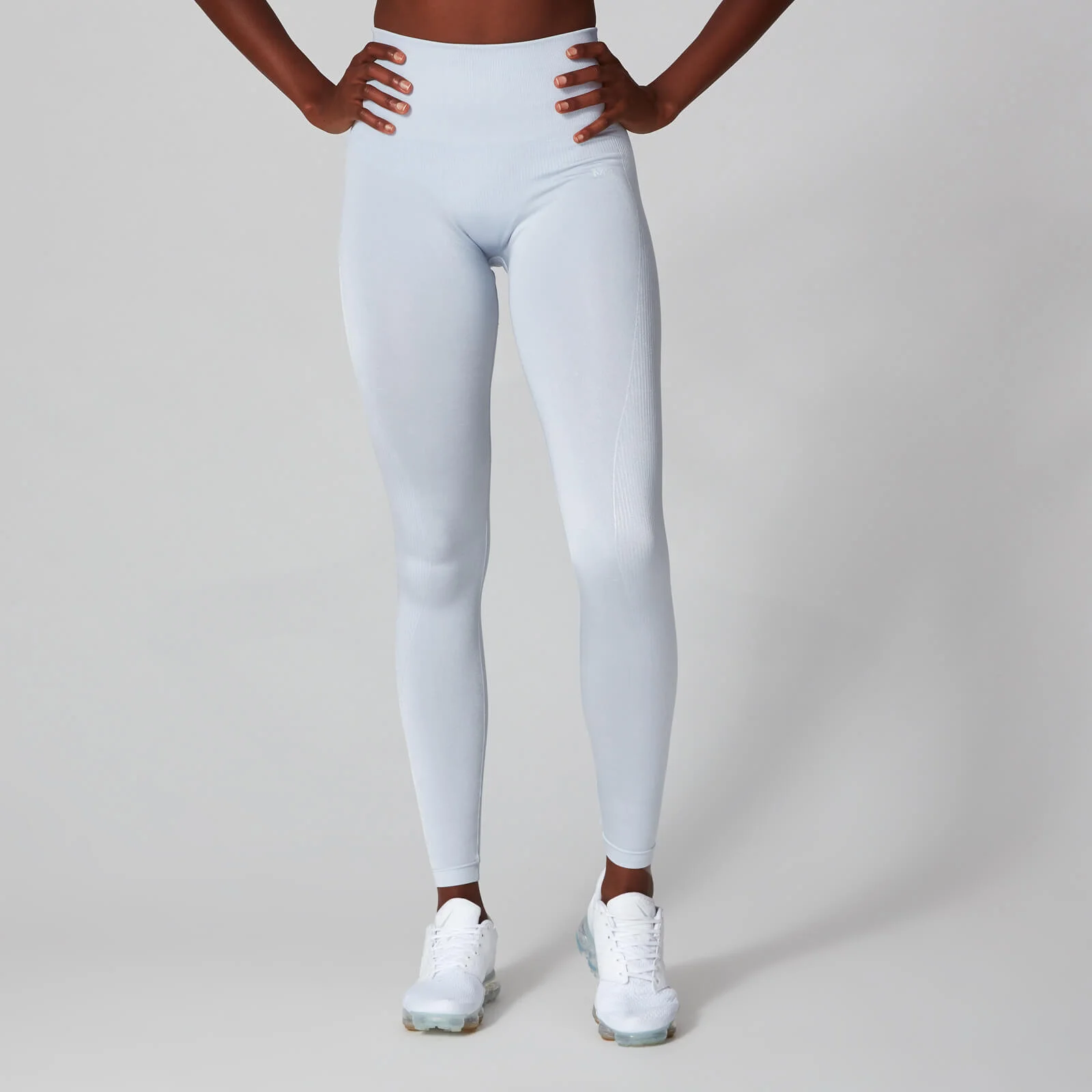 MP Women's Metallic Shape Seamless Leggings - Sleet - S Pilt 1