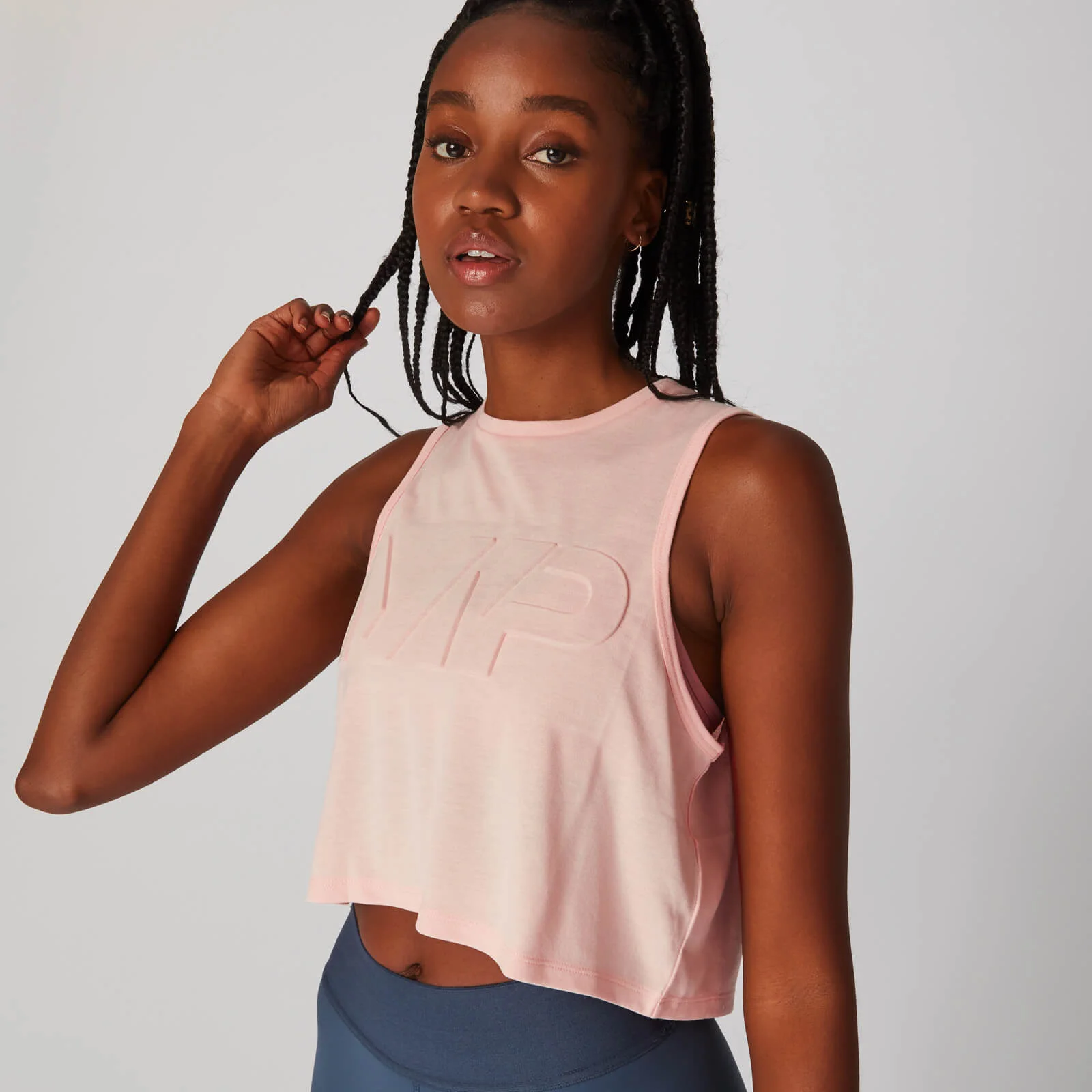 MP Embossed Reach Vest - Pearl Blush - XS Pilt 1