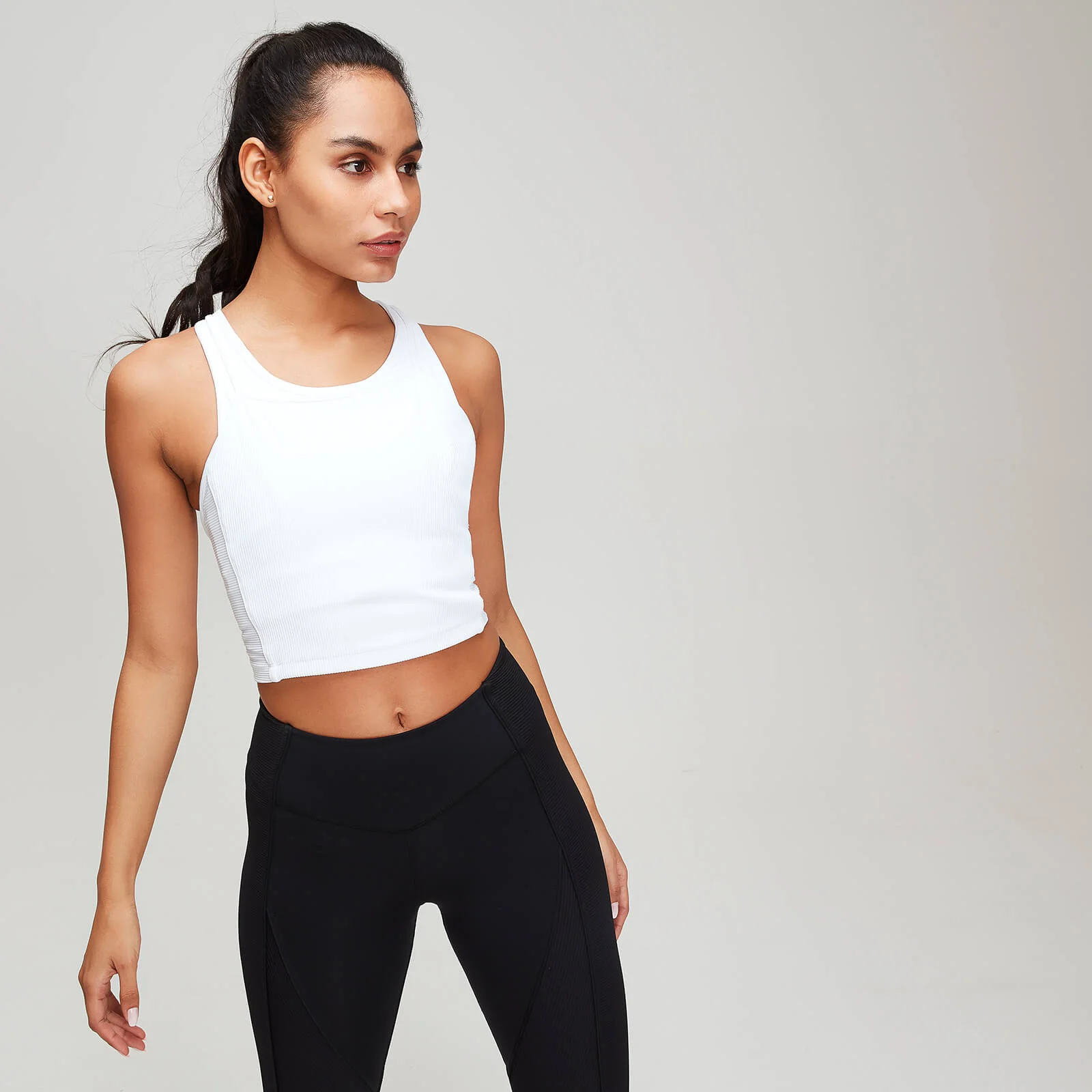 MP Textured Training Women's Vest - White - XS Pilt 1
