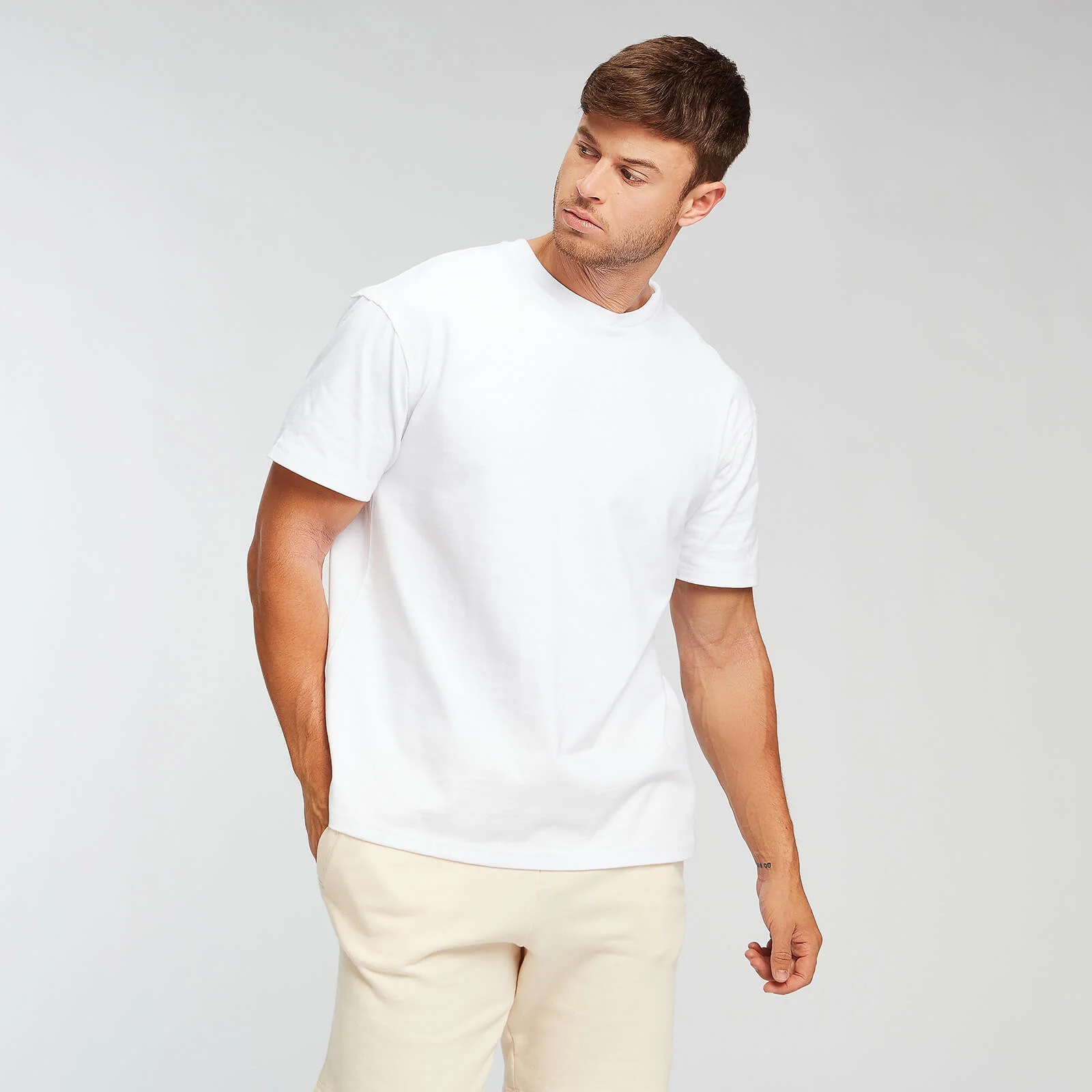 MP Men's A/WEAR T-Shirt - White - XS Pilt 1