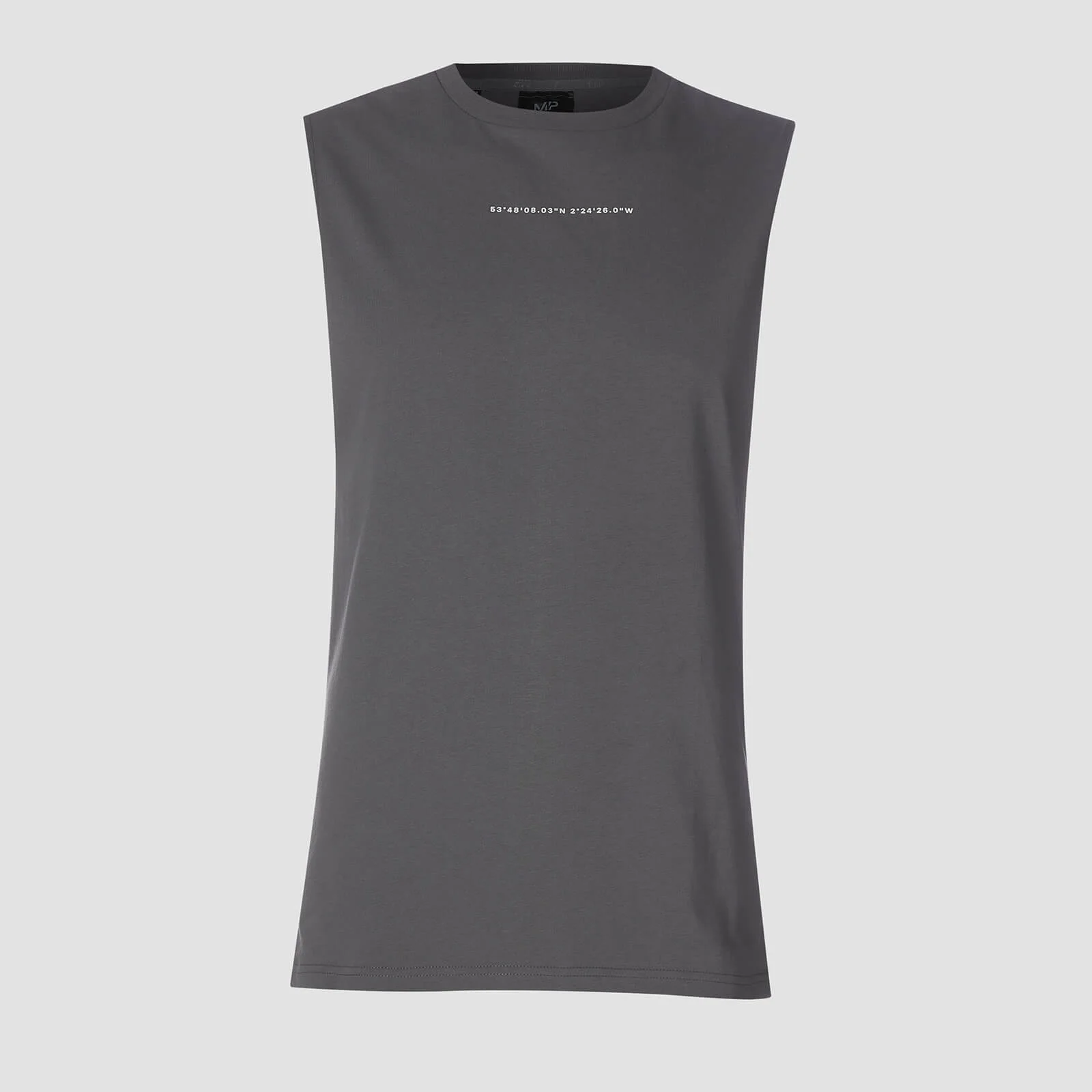 MP Men's Rest Day Coordinates Drop Armhole Tank - Carbon - XS Pilt 1