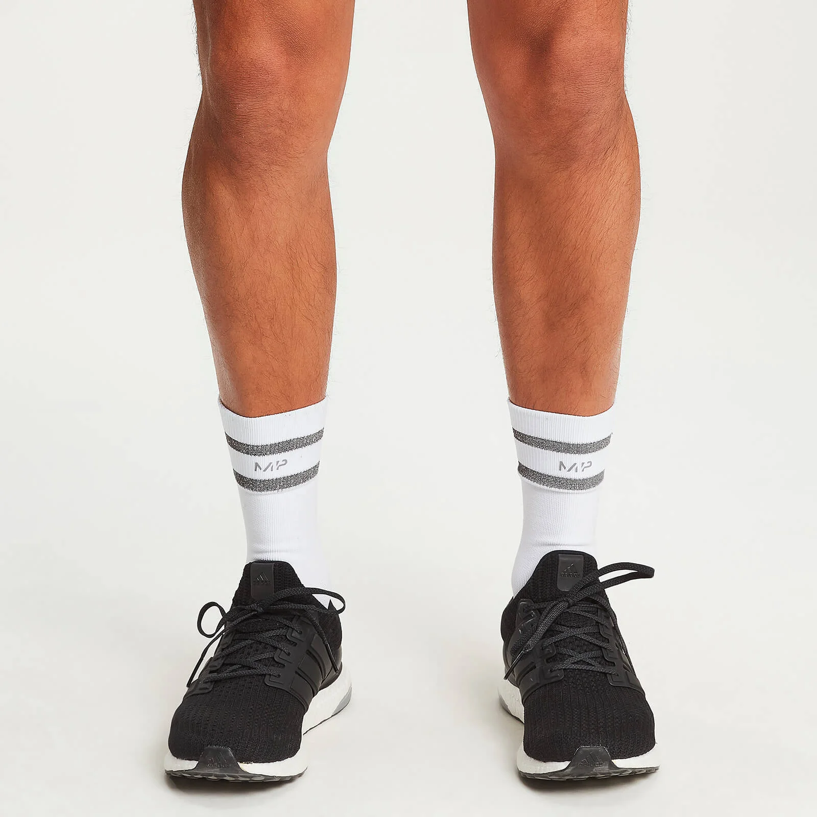 MP Reflective Crew Socks - White - UK 6-8 Pilt 1