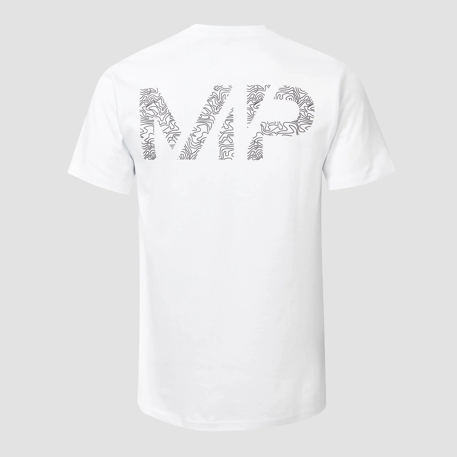 MP Men's Topograph T-Shirt - White - XS Pilt 1