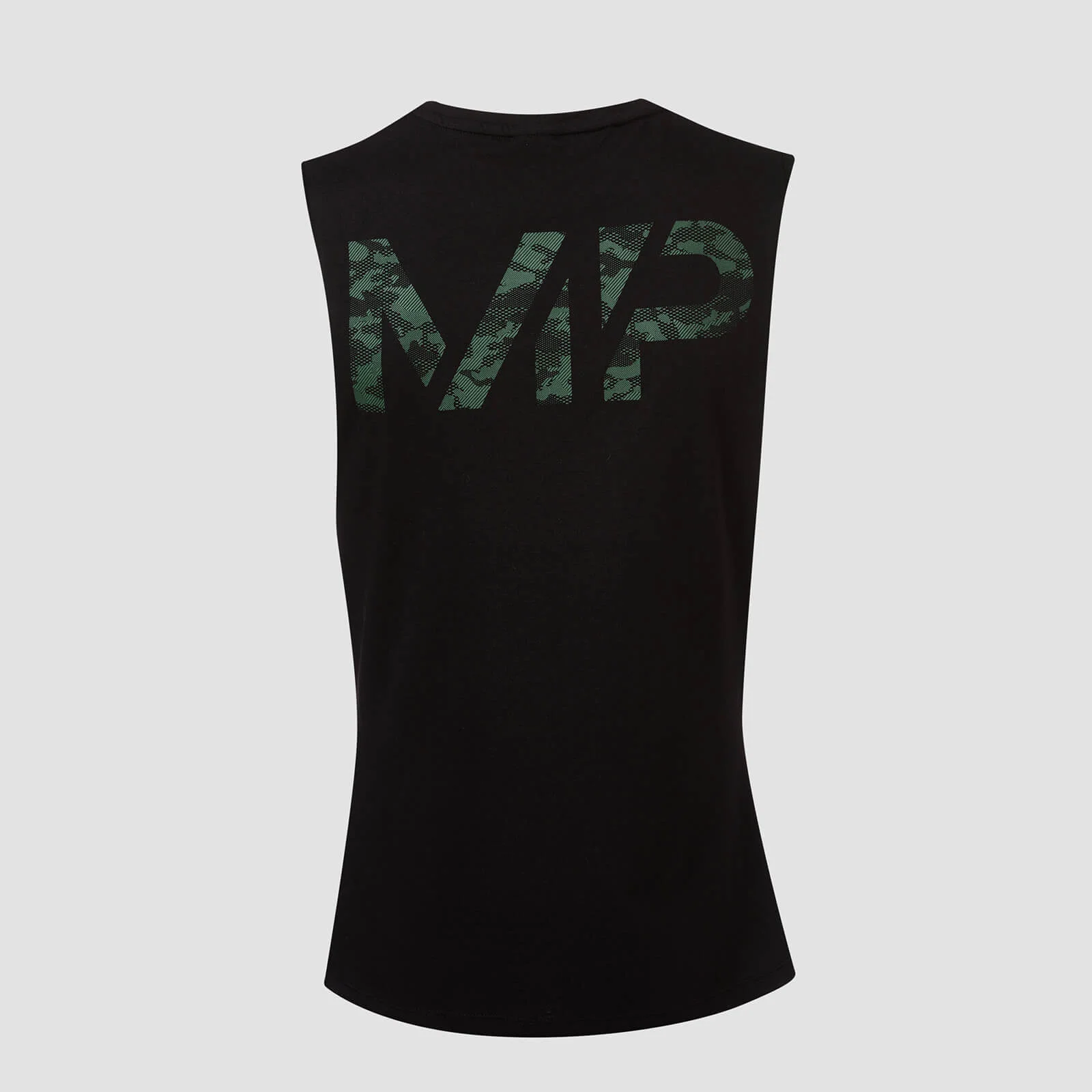 MP Men's Geo Camo Tank - Black/Green - XS Pilt 1