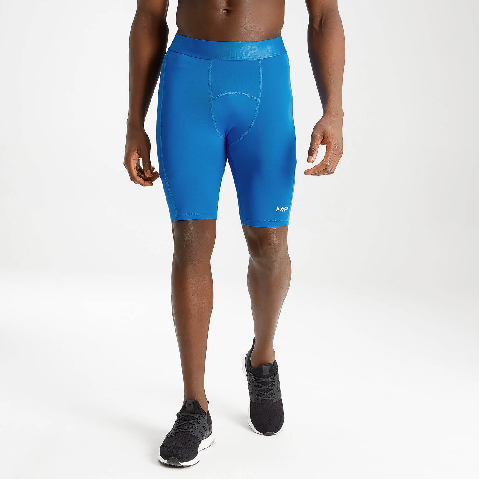 MP Men's Essentials Training Baselayer Short - True Blue - XXS Pilt 1