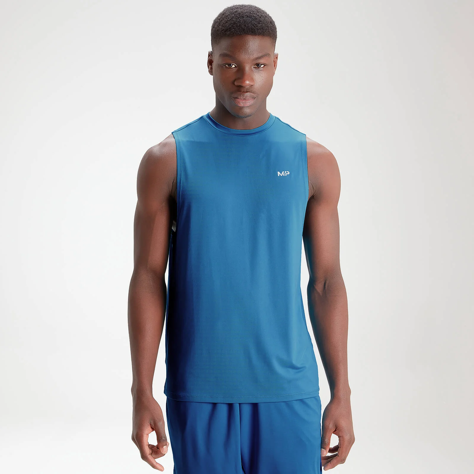 MP Men's Essentials Training Tank - Aqua - XXS Pilt 1