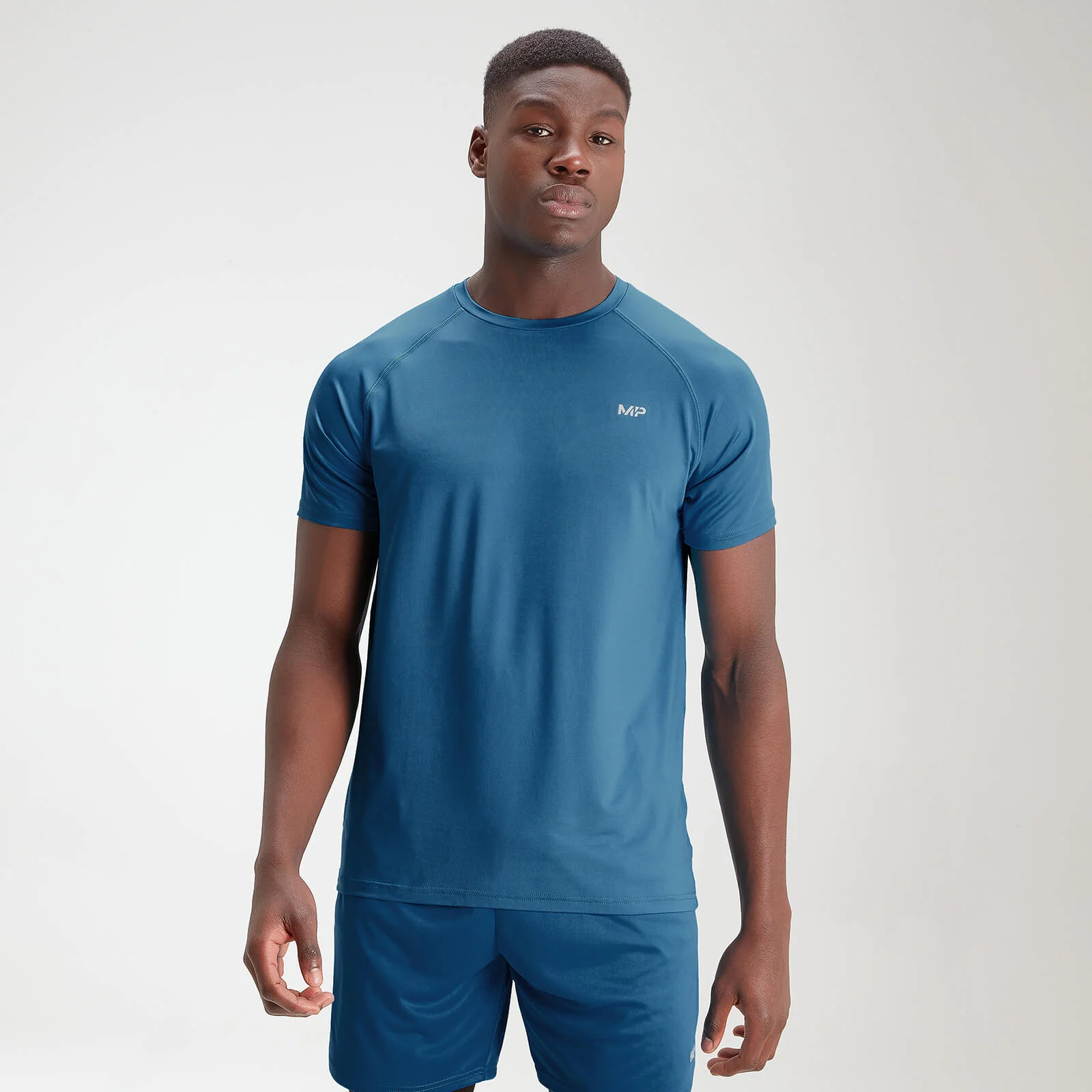 MP Men's Essentials Training Short Sleeve T-Shirt - Aqua - XXS Pilt 1