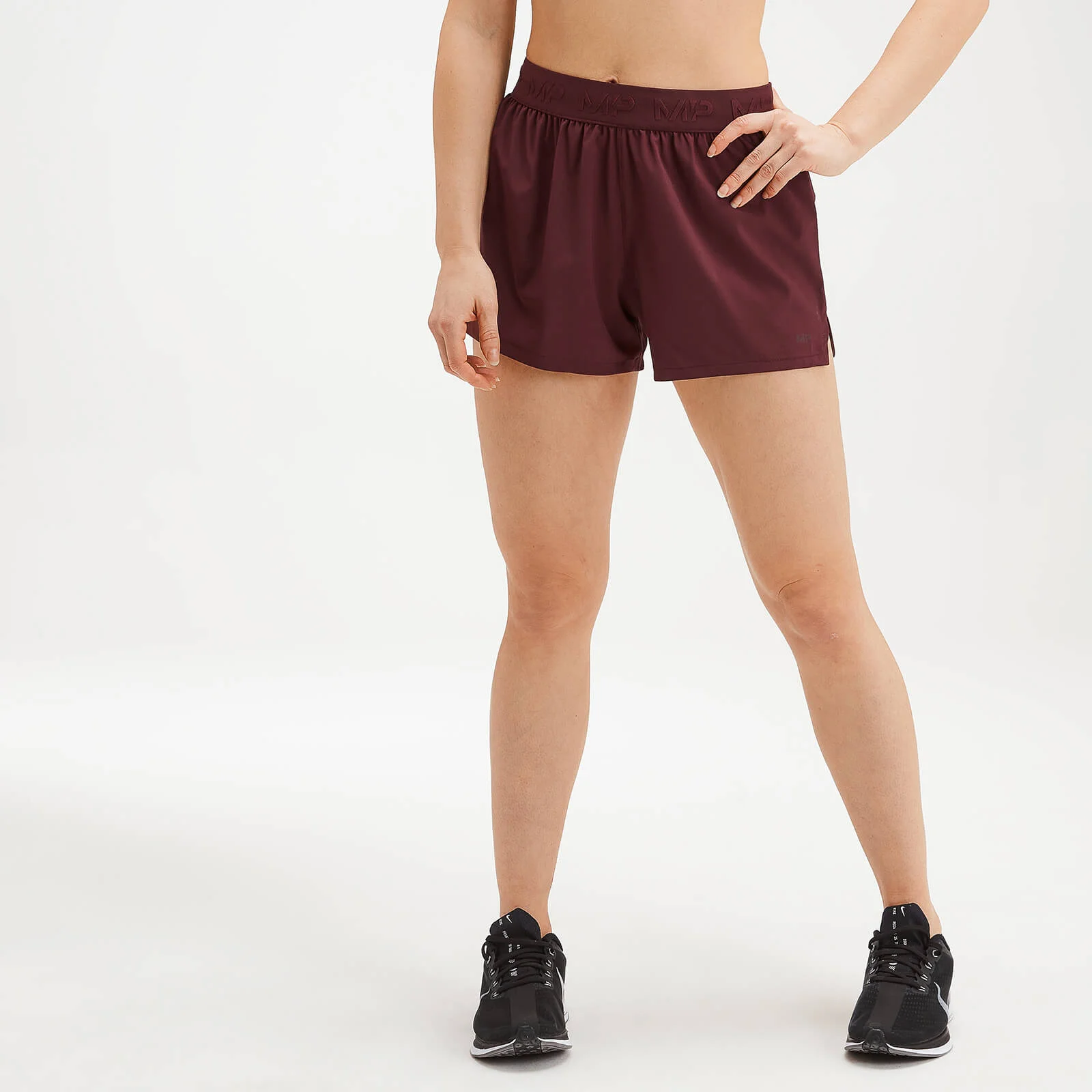 MP Women's Training Energy Shorts - Washed Oxblood - XXS Pilt 1