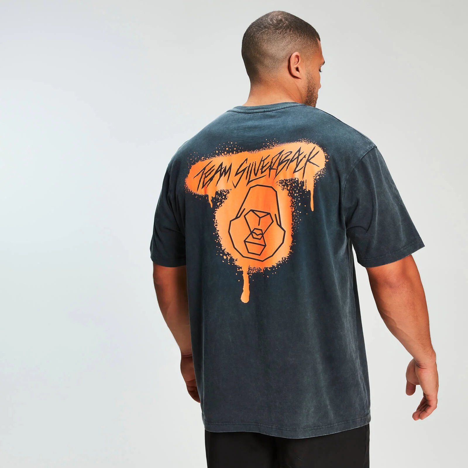 MP x Zack George Acid Wash Oversized Tee - Neon Orange - XS Pilt 1