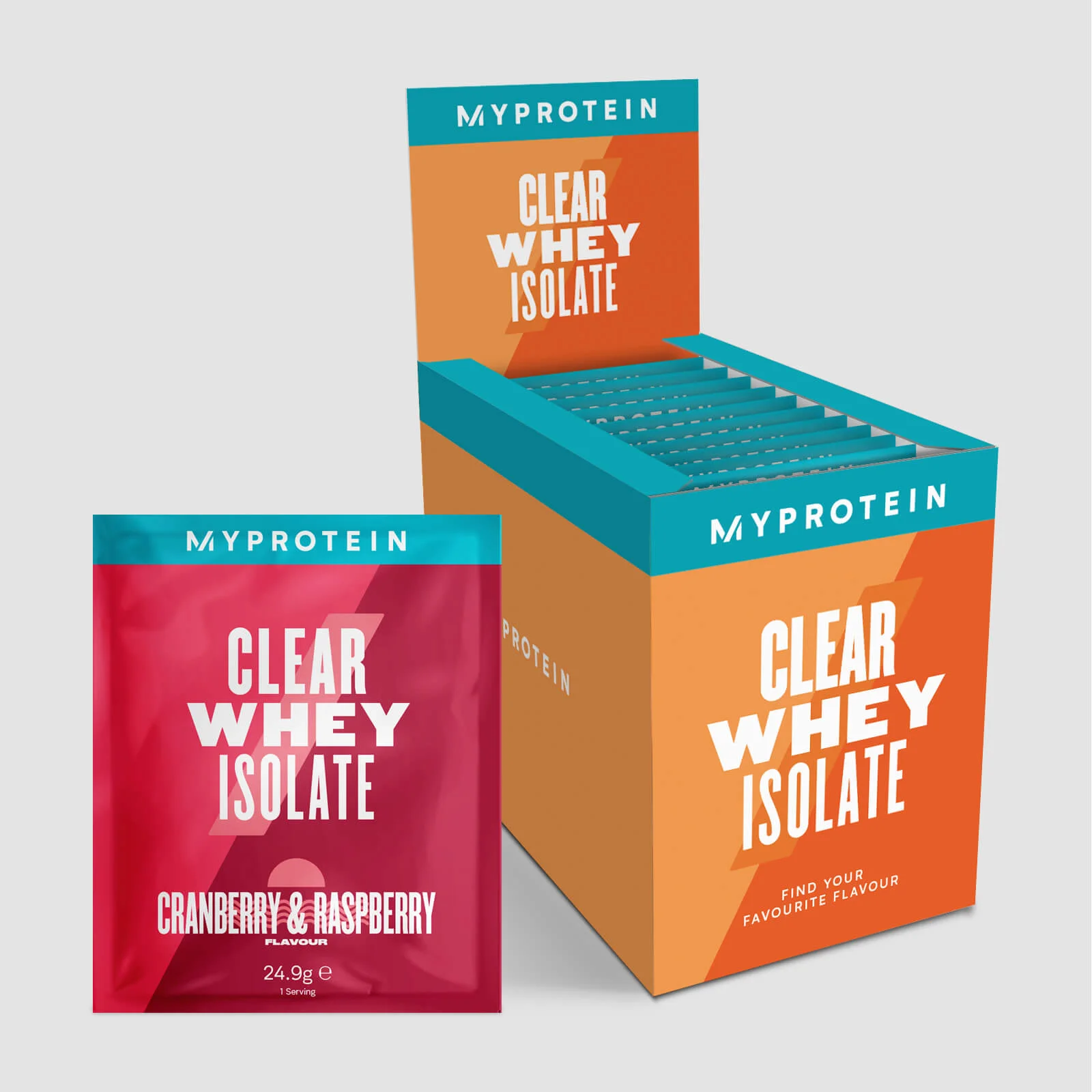 Myprotein Clear Whey Isolate, Multi Pack, 20 x 25g (Retail) (Finished Product) Pilt 1