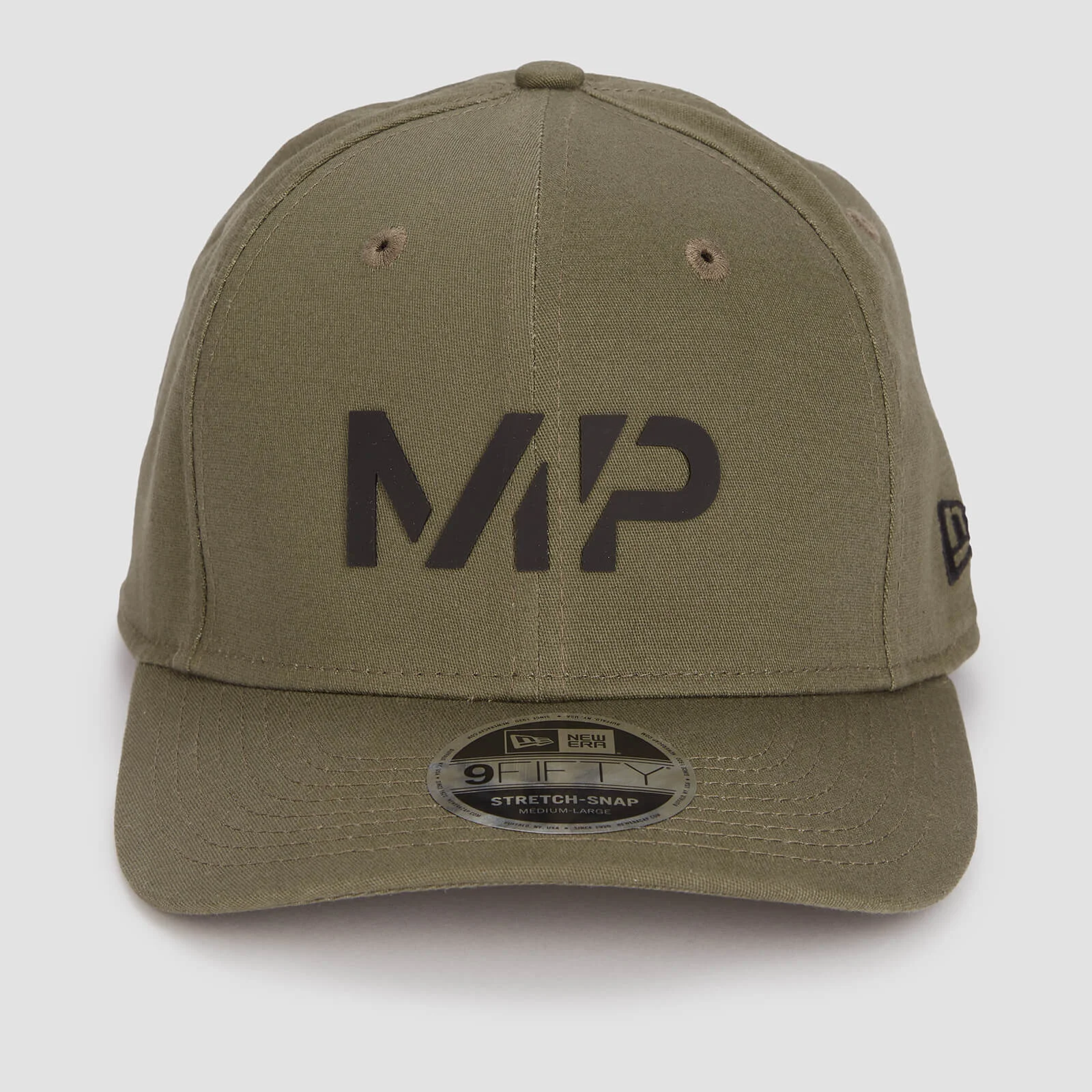 MP New Era 9FIFTY Stretch Snapback - Dark Olive/Black - S-M Pilt 1