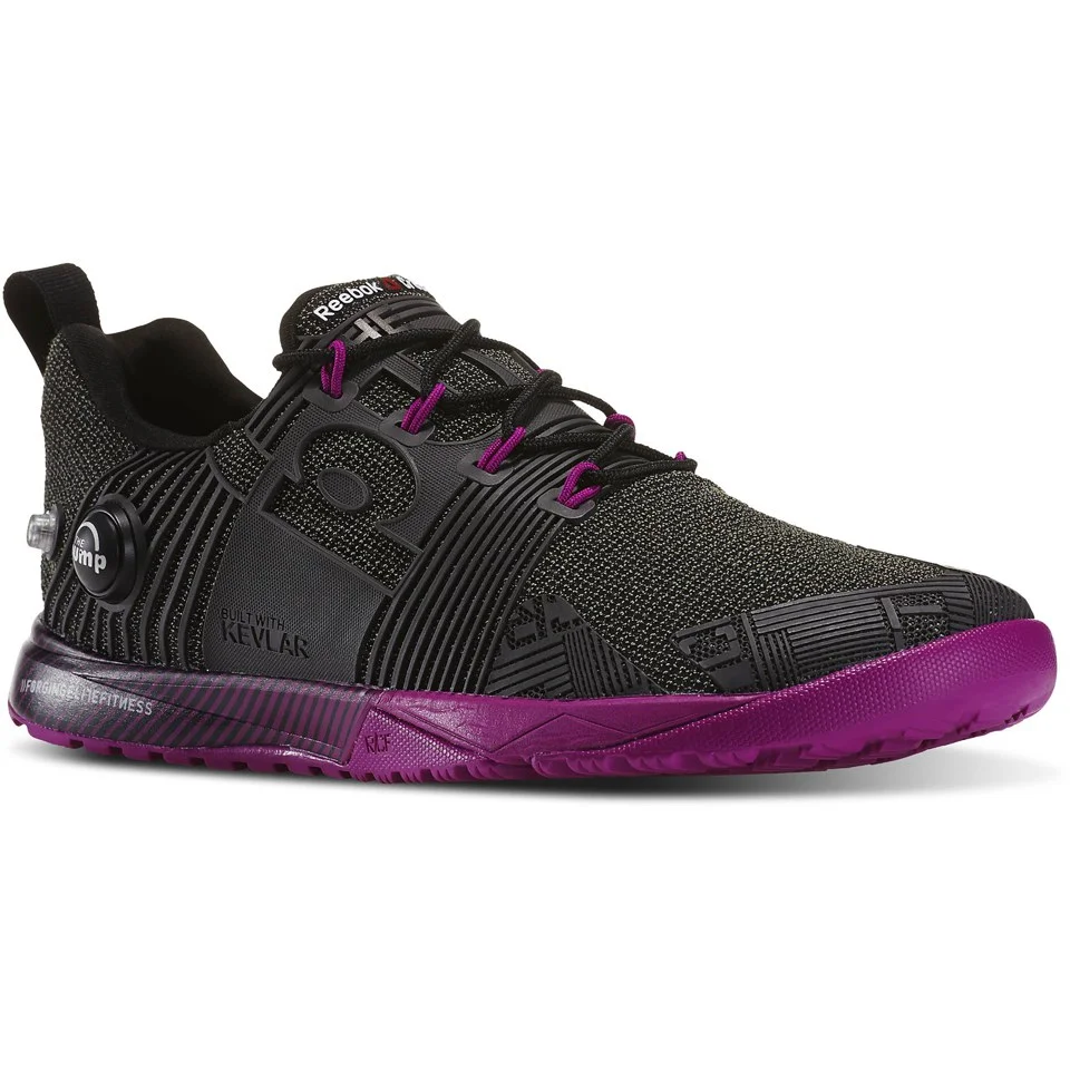 Reebok Women's CrossFit Nano Pump Fusion Trainers - Black/Purple Pilt 1