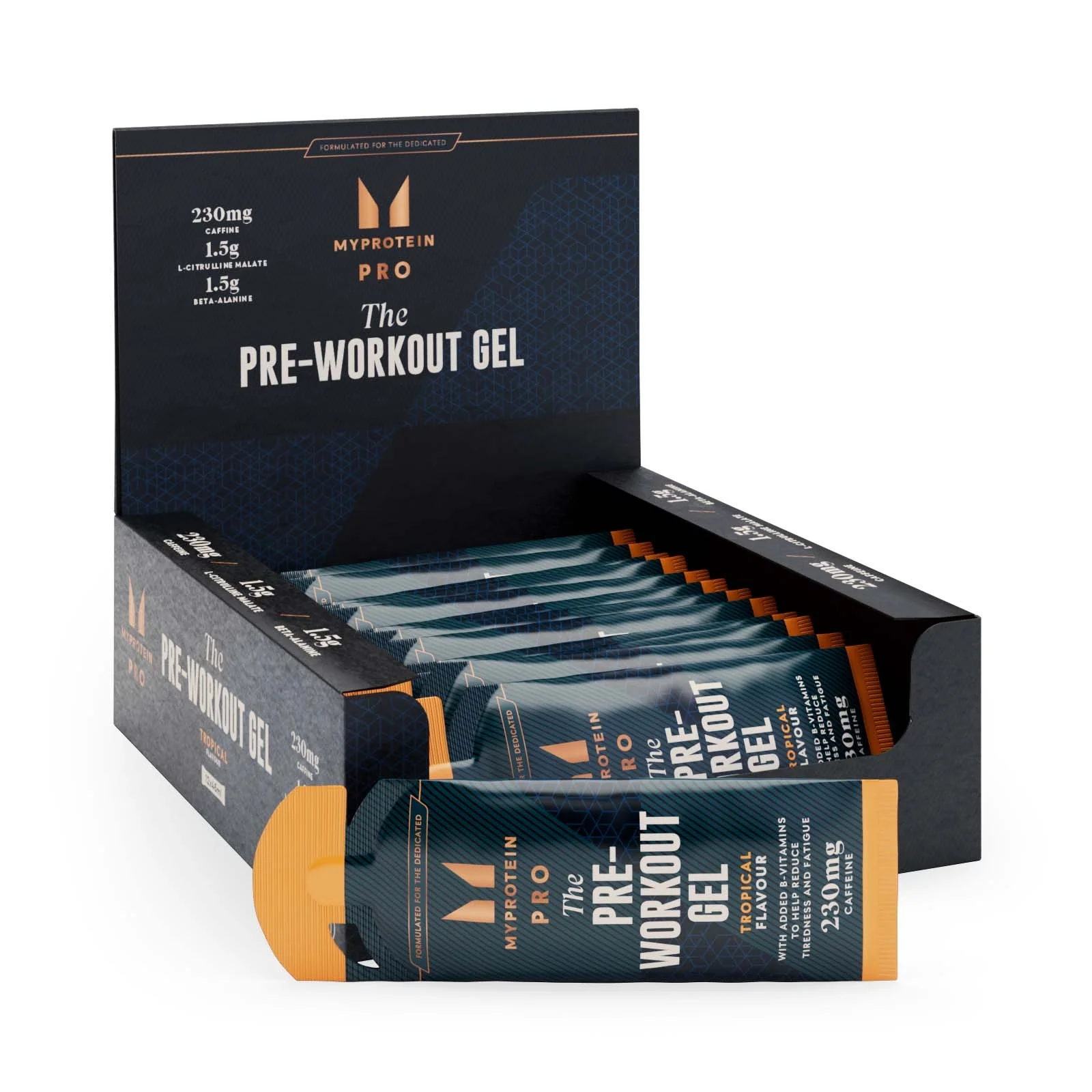 Pre-workout geel - 12 x 50g - Troopiline Pilt 1