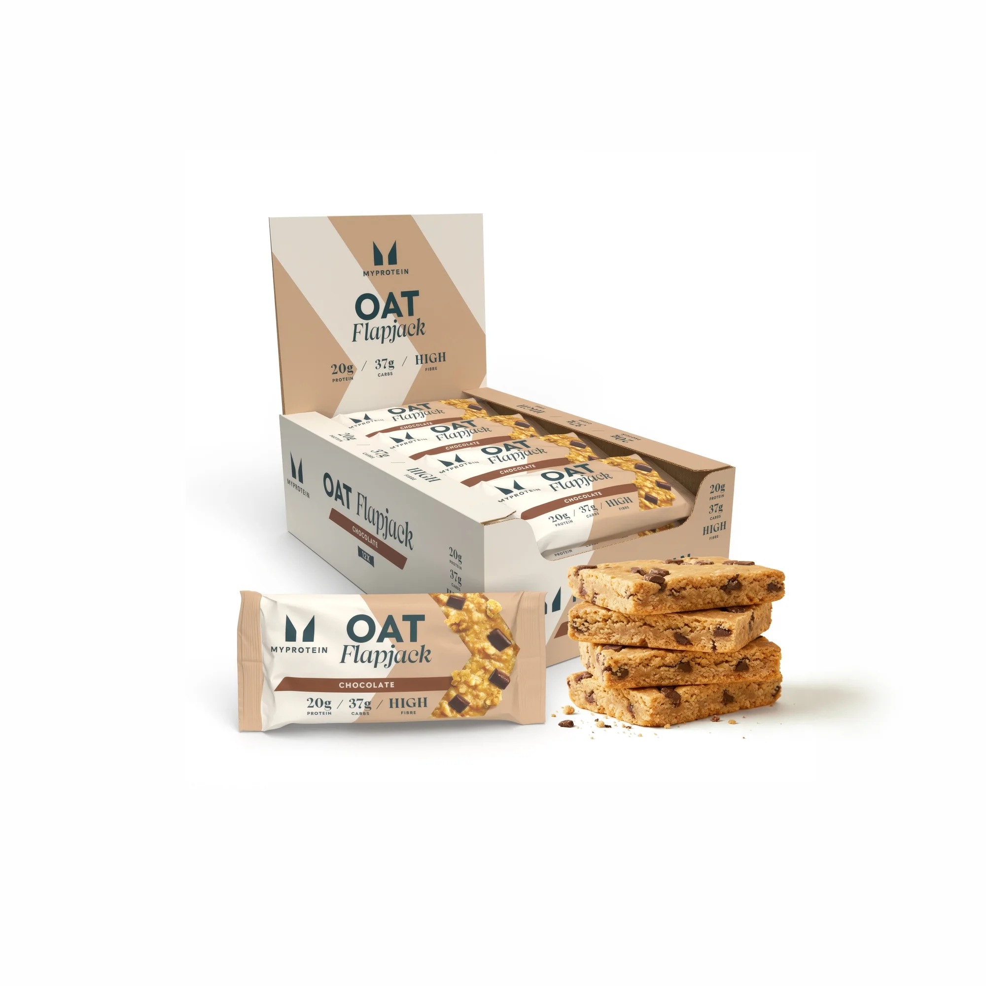 Proteiini flapjack - Chocolate Chunk Pilt 1