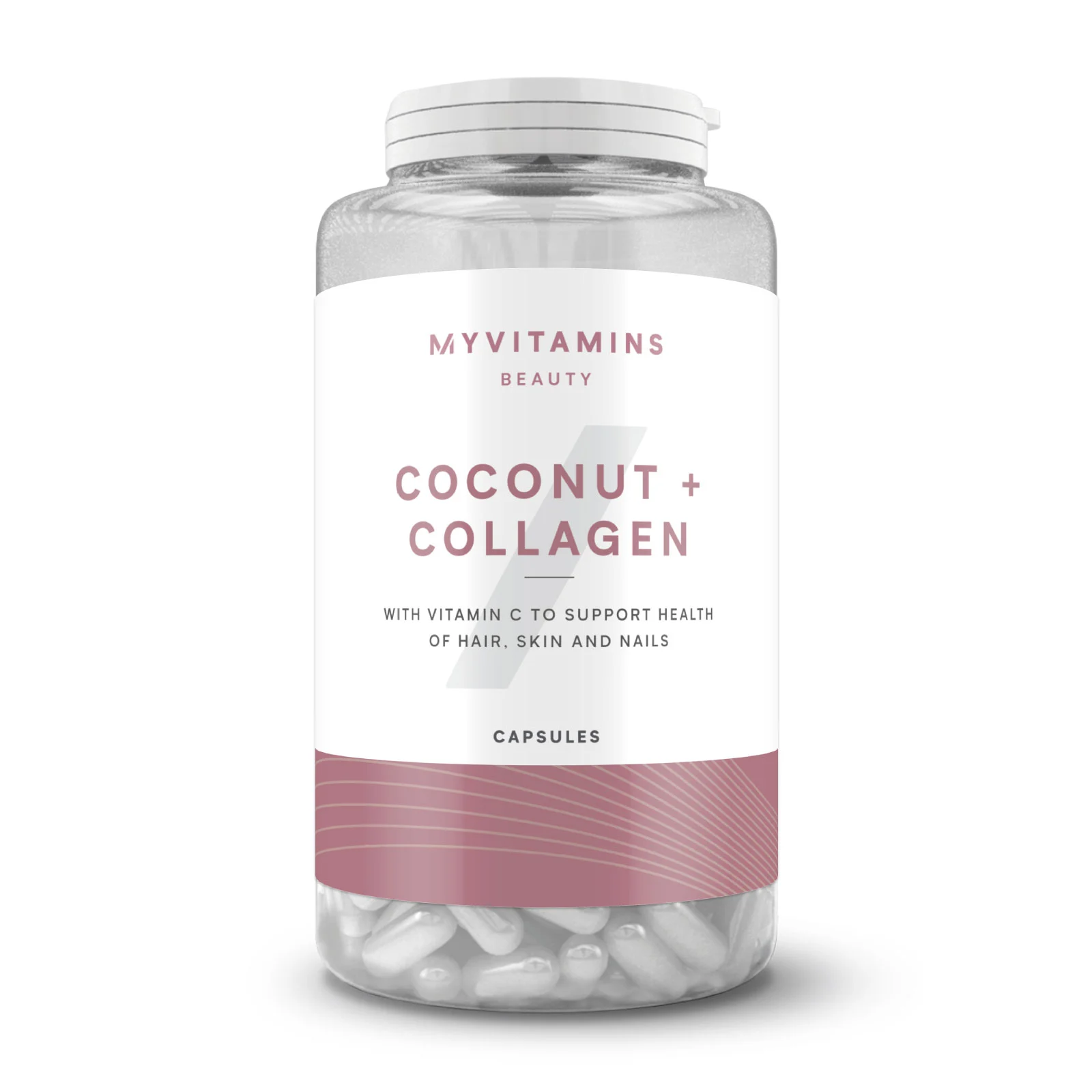 Kookose ja kollageeni kapslid - 180 CAPSULES - 90Portsjonit Pilt 1