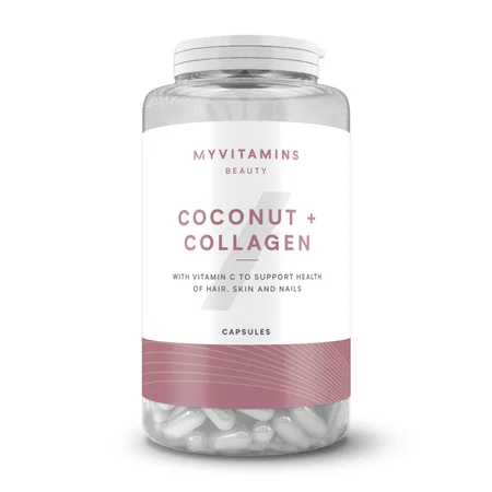 Kookose ja kollageeni kapslid - 180 CAPSULES - 90Portsjonit