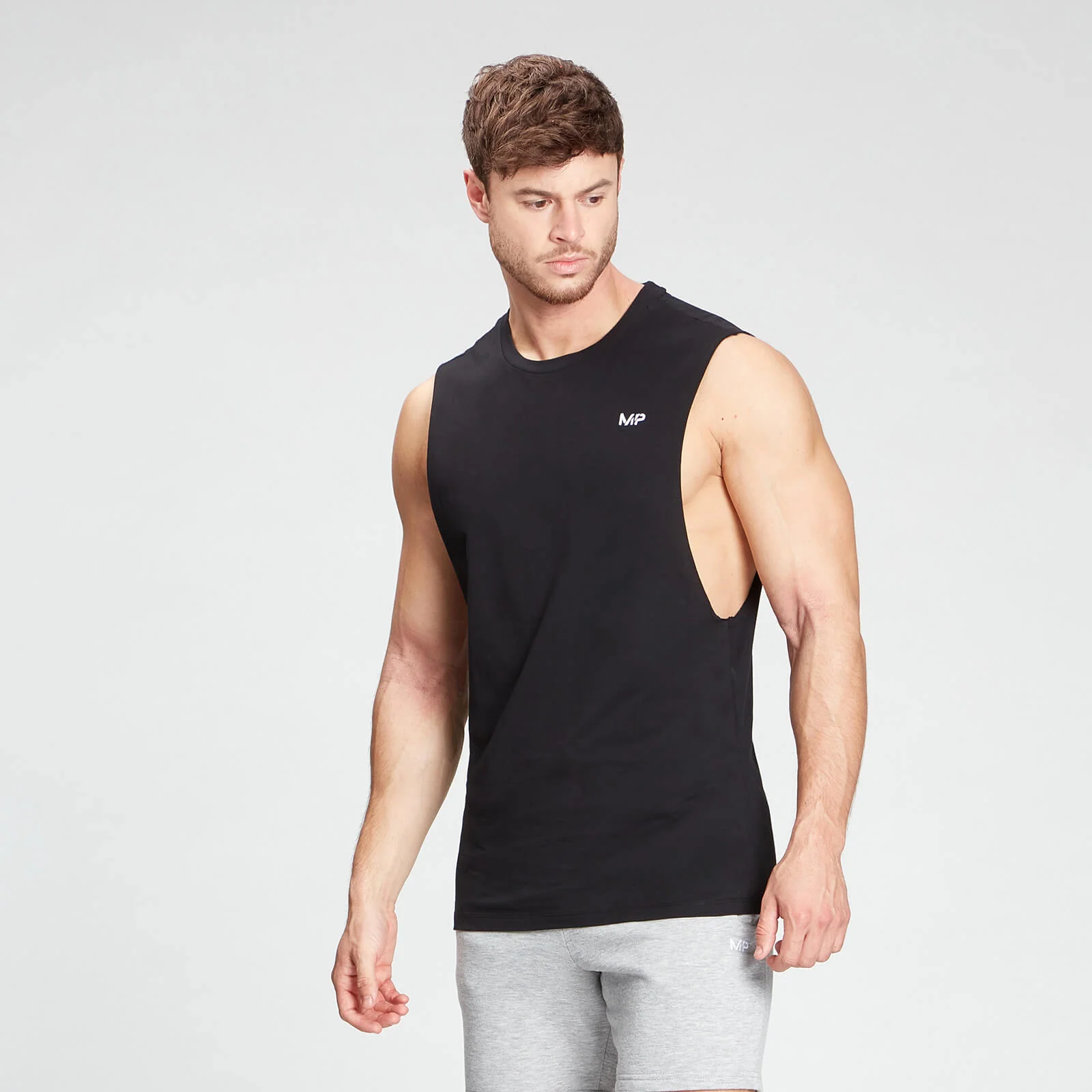 MP meeste 2 Pack Essentials Tank Top - must/valge - XXS Pilt 1