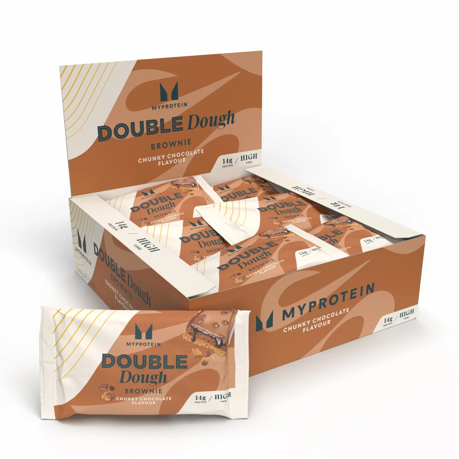 Topeltšokolaadikook - 12 x 60g - Chunky Chocolate Pilt 1