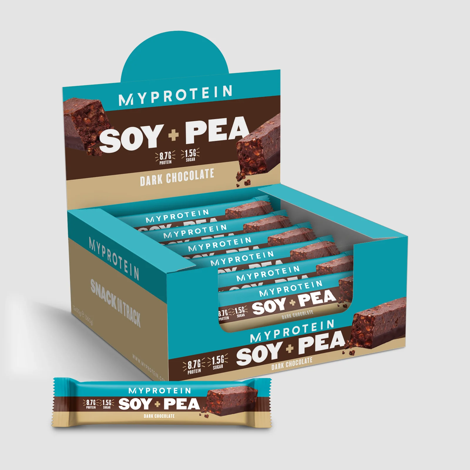 Soy + Pea Bars - Dark Chocolate Pilt 1