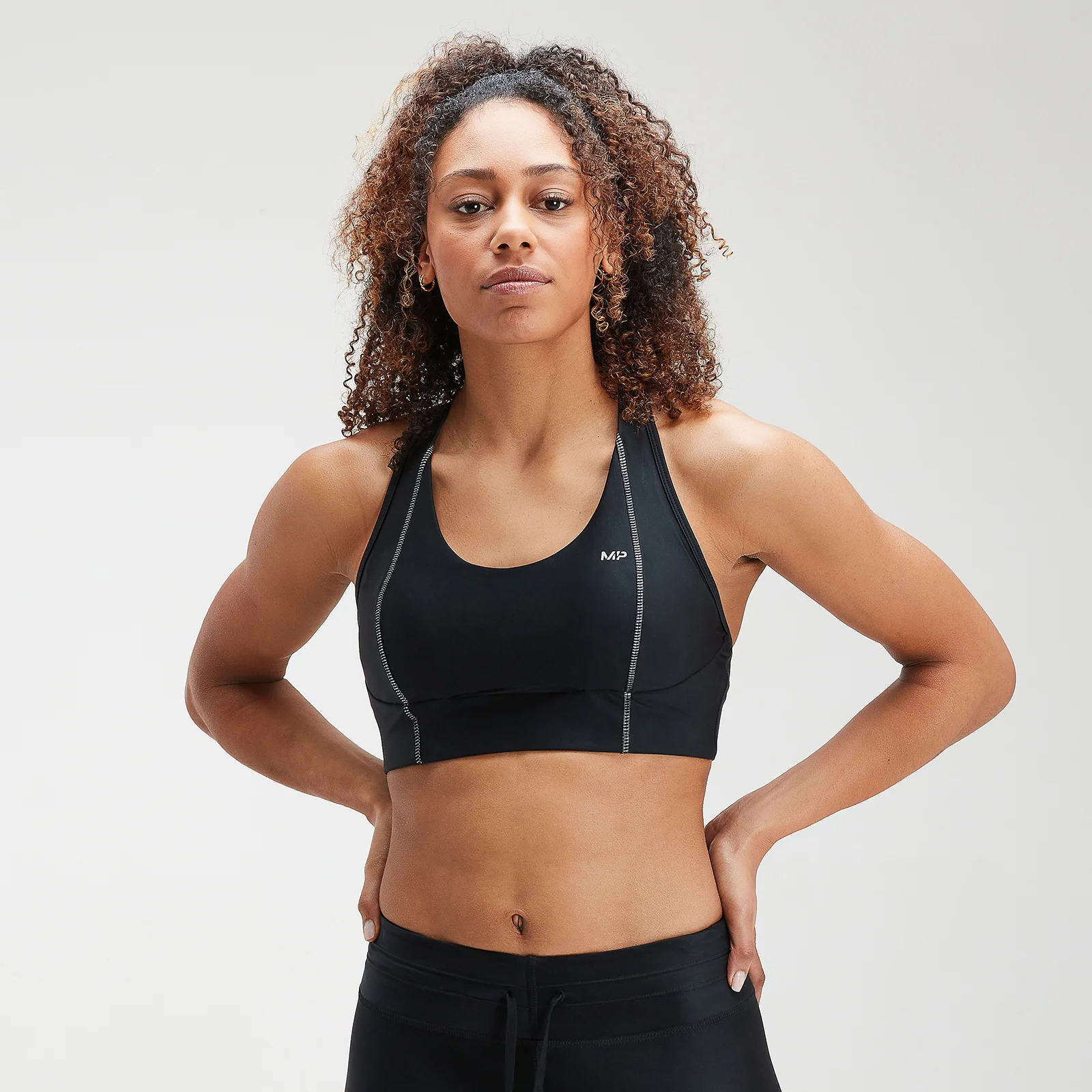 MP Women's Velocity Sports Bra- Black - XS Pilt 1