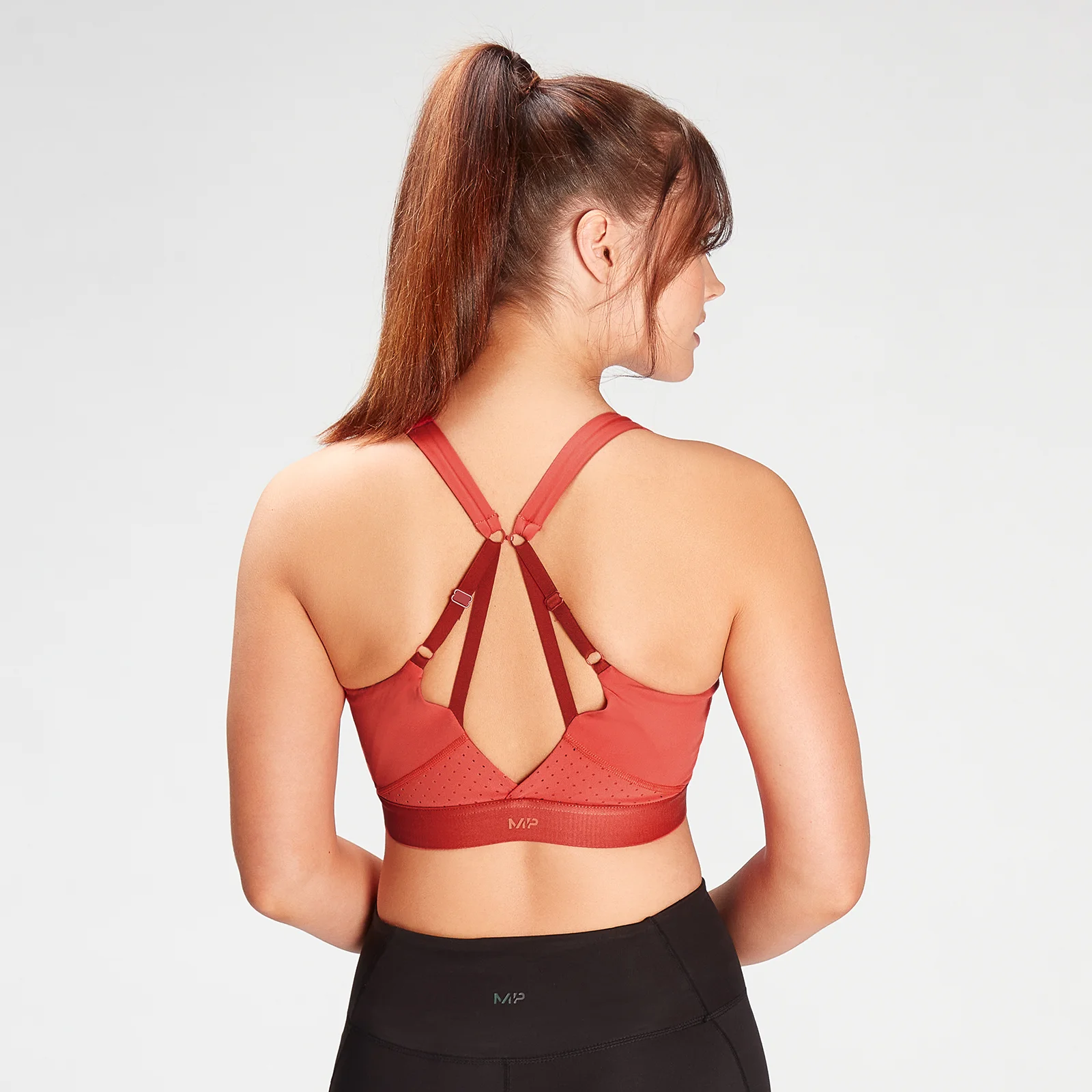 MP Women's Power Ultra Sports Bra- Warm Red - XS Pilt 1