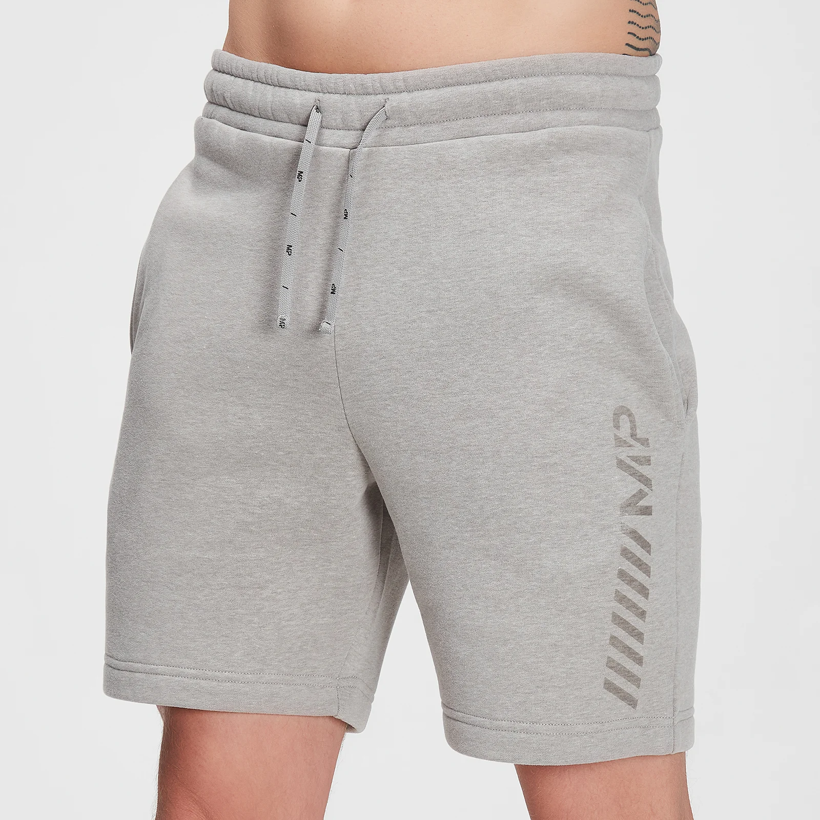 MP Men's Tonal Graphic Sweatshorts – Storm Grey Marl - XXS Pilt 1