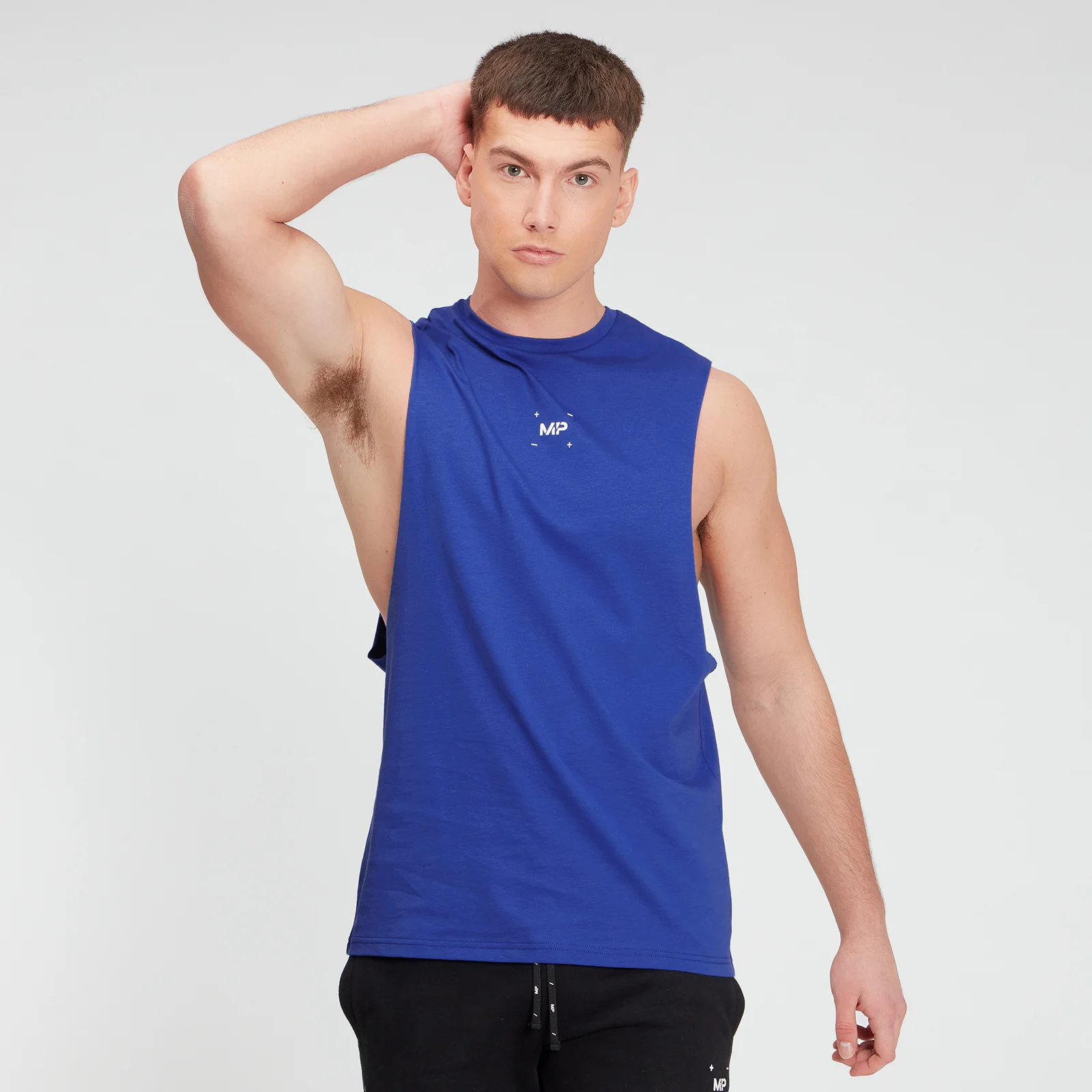 MP Men's Central Graphic Tank - Cobalt - XXS Pilt 1
