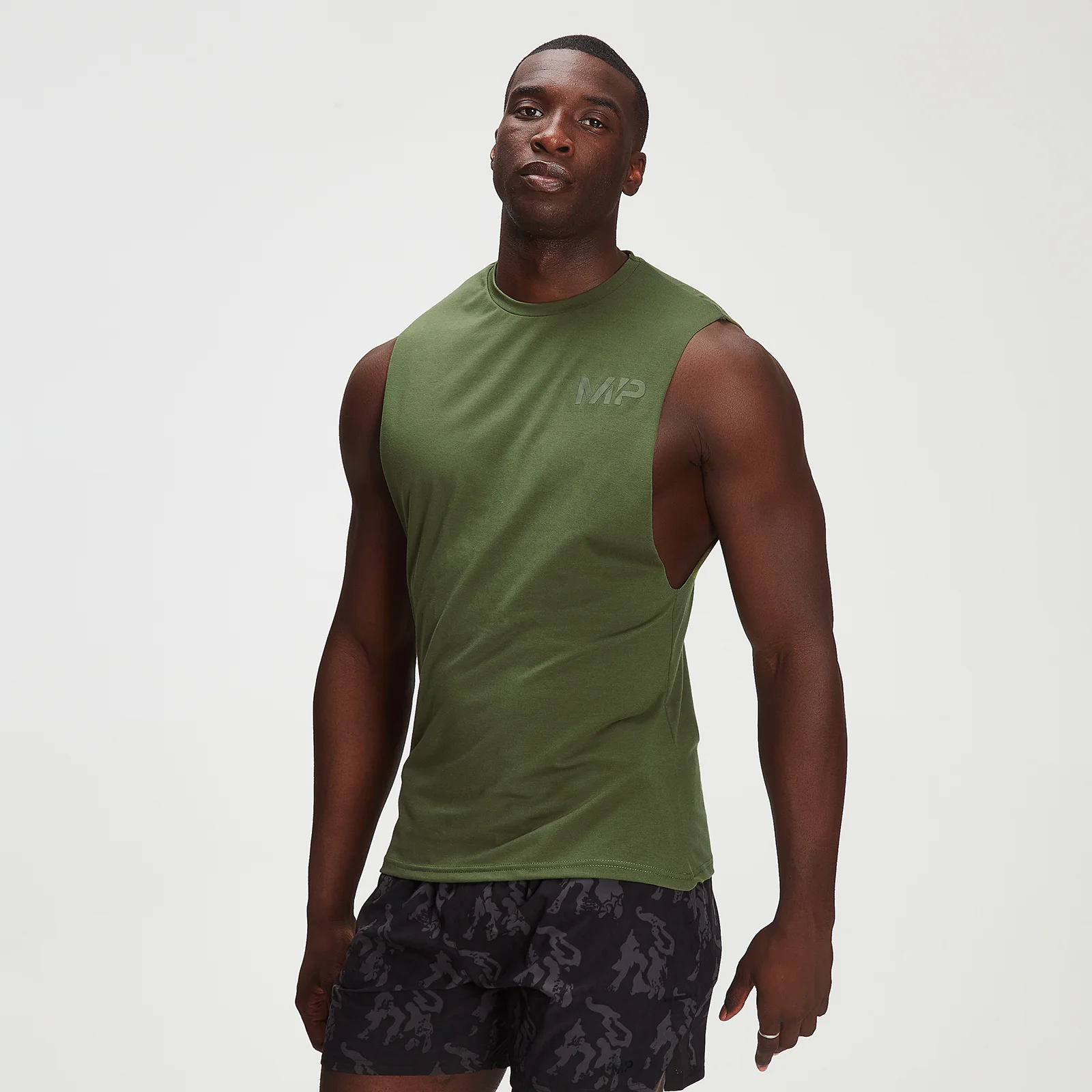MP Men's Adapt drirelease® Tonal Camo Tank - Leaf Green - XXS Pilt 1