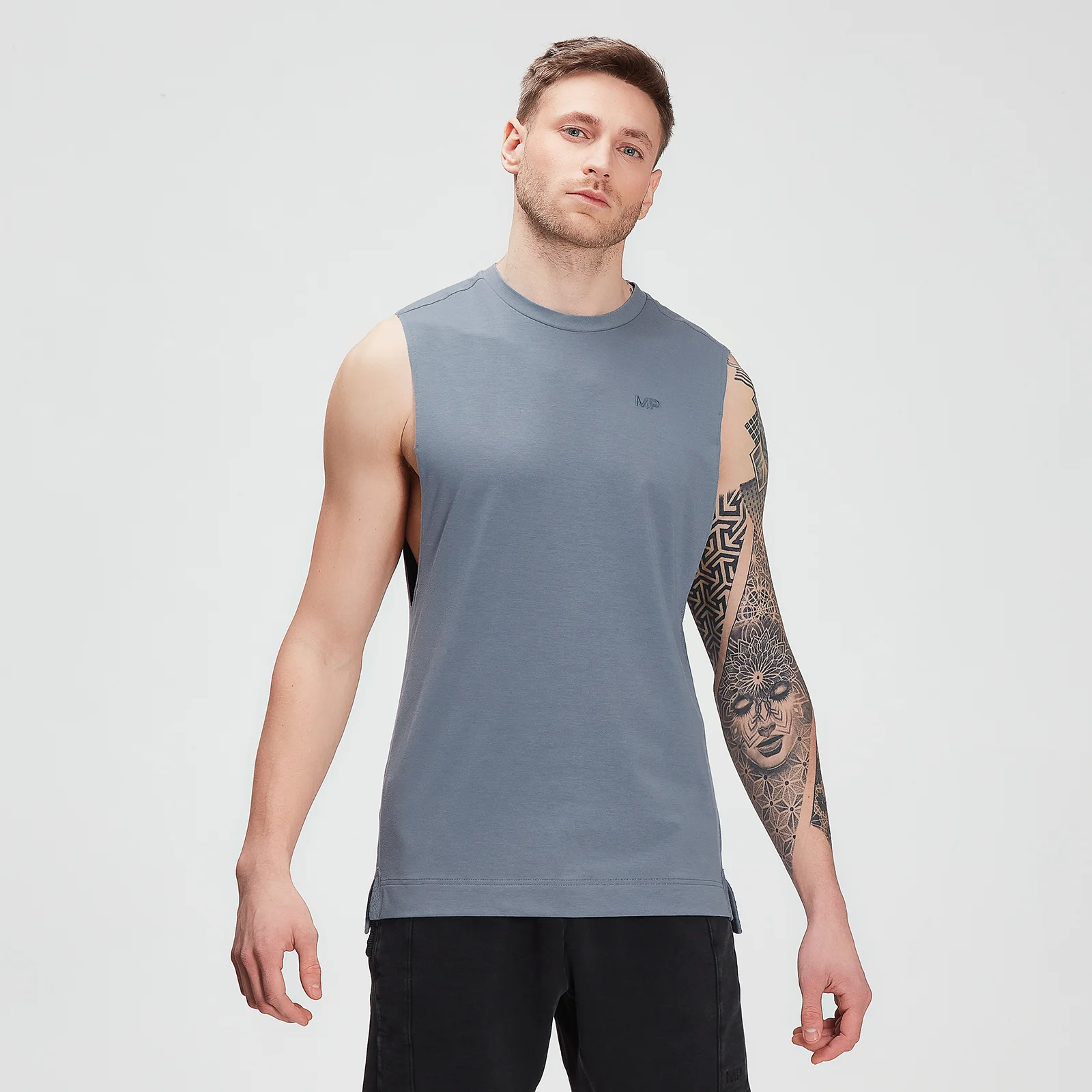 MP Meeste treening drirelease® Drop Armhole Tank - Galaxy - XXS Pilt 1