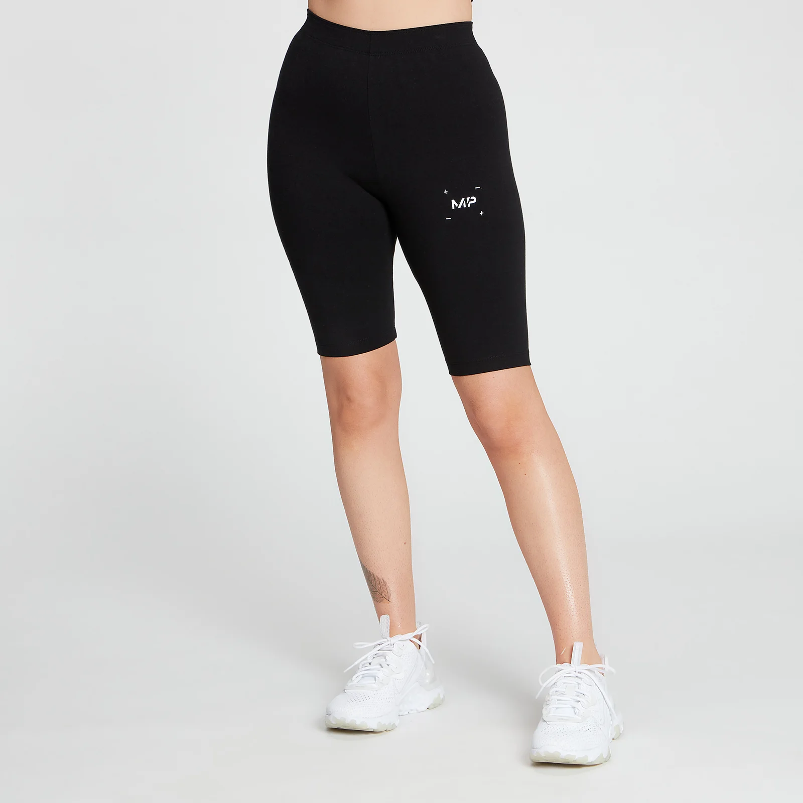 MP Women's Central Graphic Cycling Shorts - Black - XXS Pilt 1