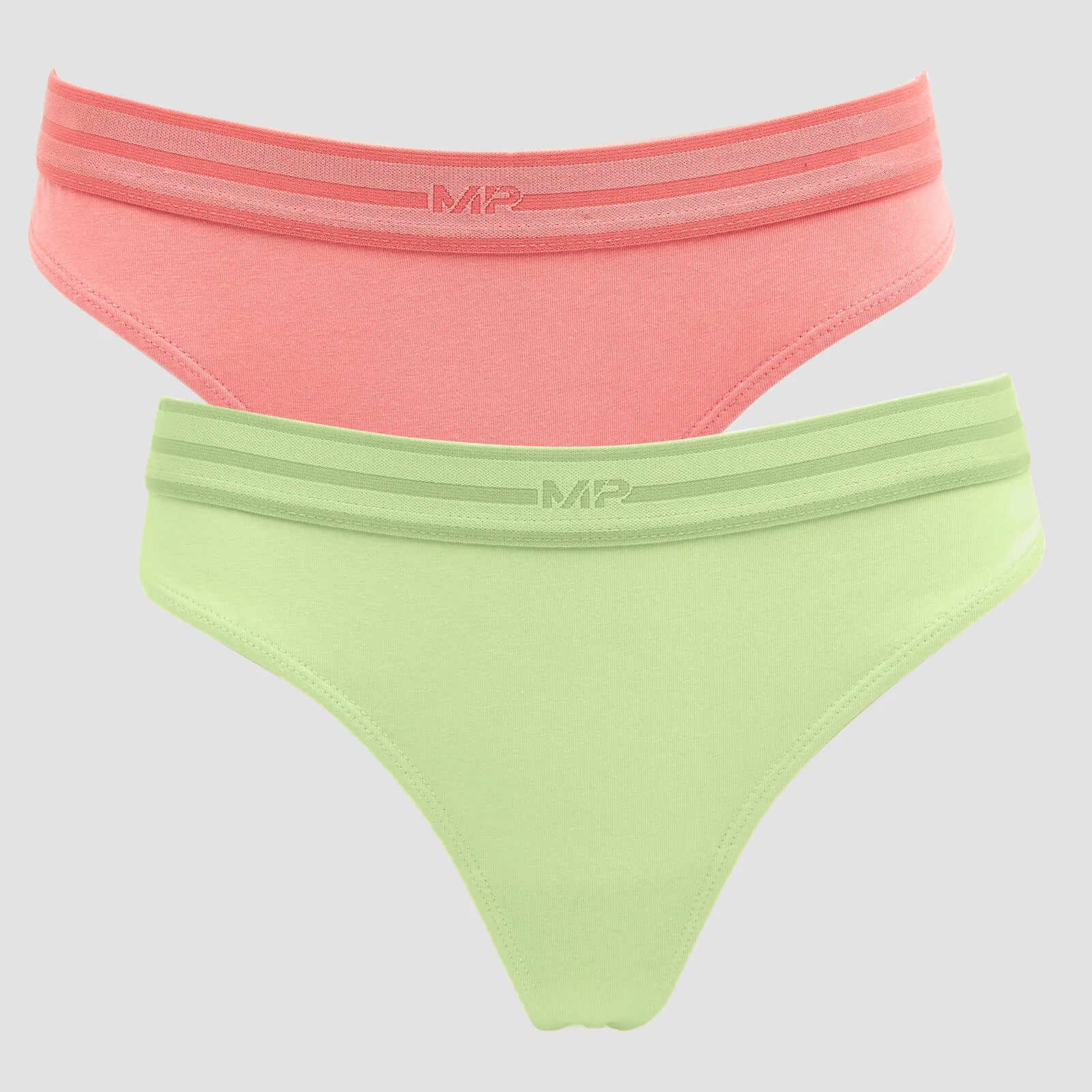 MP Women's Thong (2 Pack) Butterfly/Geranium Pink - XXS Pilt 1