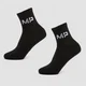 MP Naiste Essentials Crew sokid (2 pakki) mustad