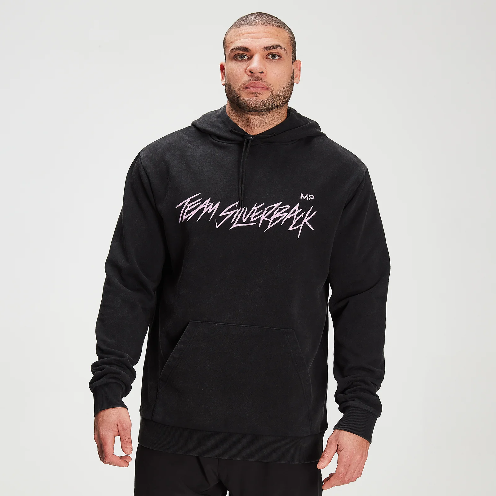 MP X Zack George Men's Washed Hoodie - Black - XXS Pilt 1